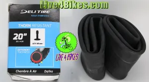 20 In Thorn Resistant Bicycle Tubes Heavy Duty Inner Tube Ebike 20x4.00