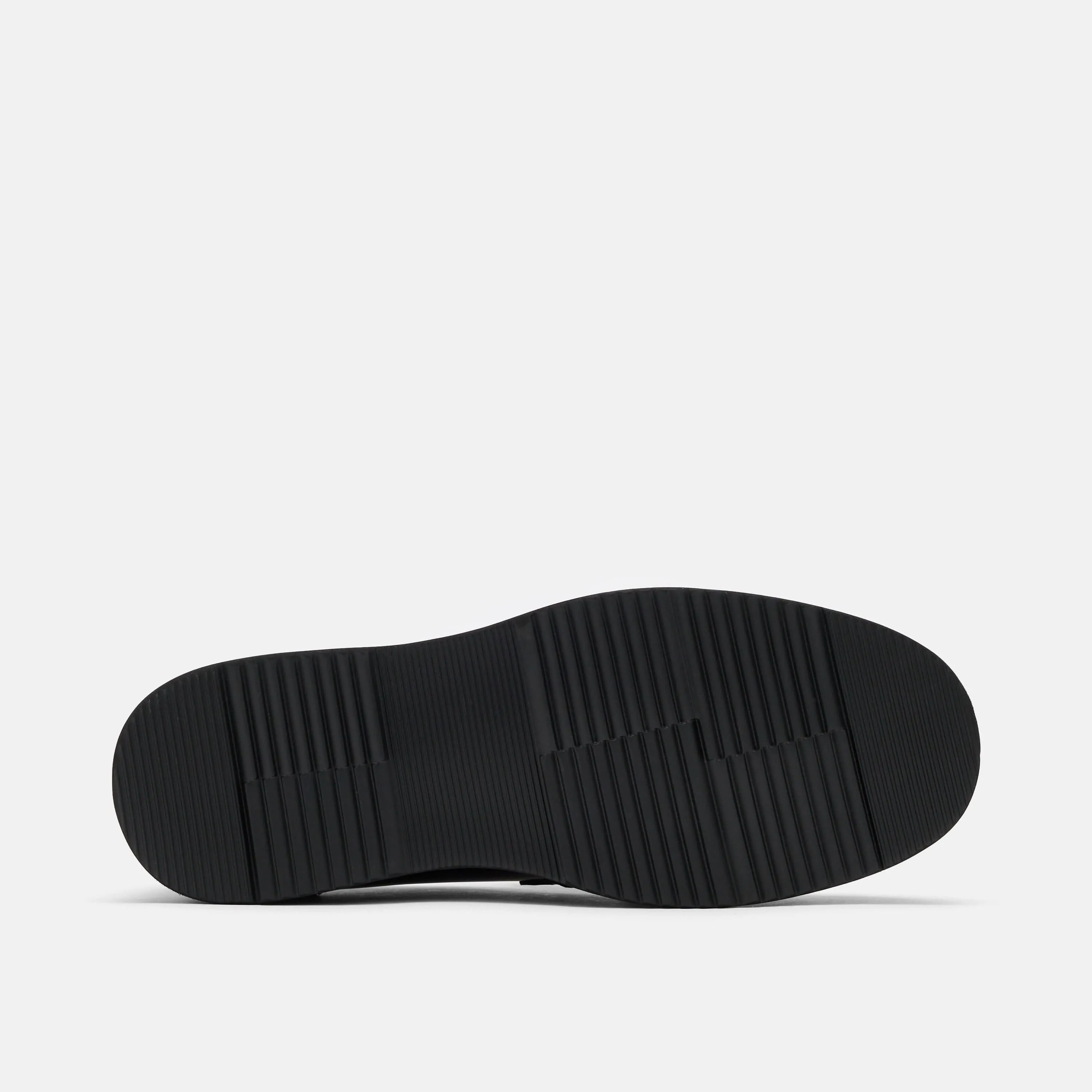 Abe Black Leather Penny Loafers