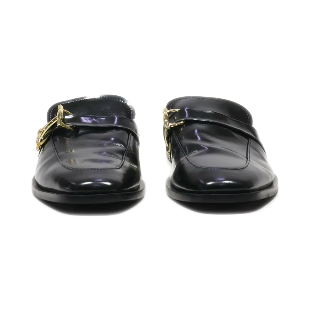 Aldo Mules Leather Black Colour For Women