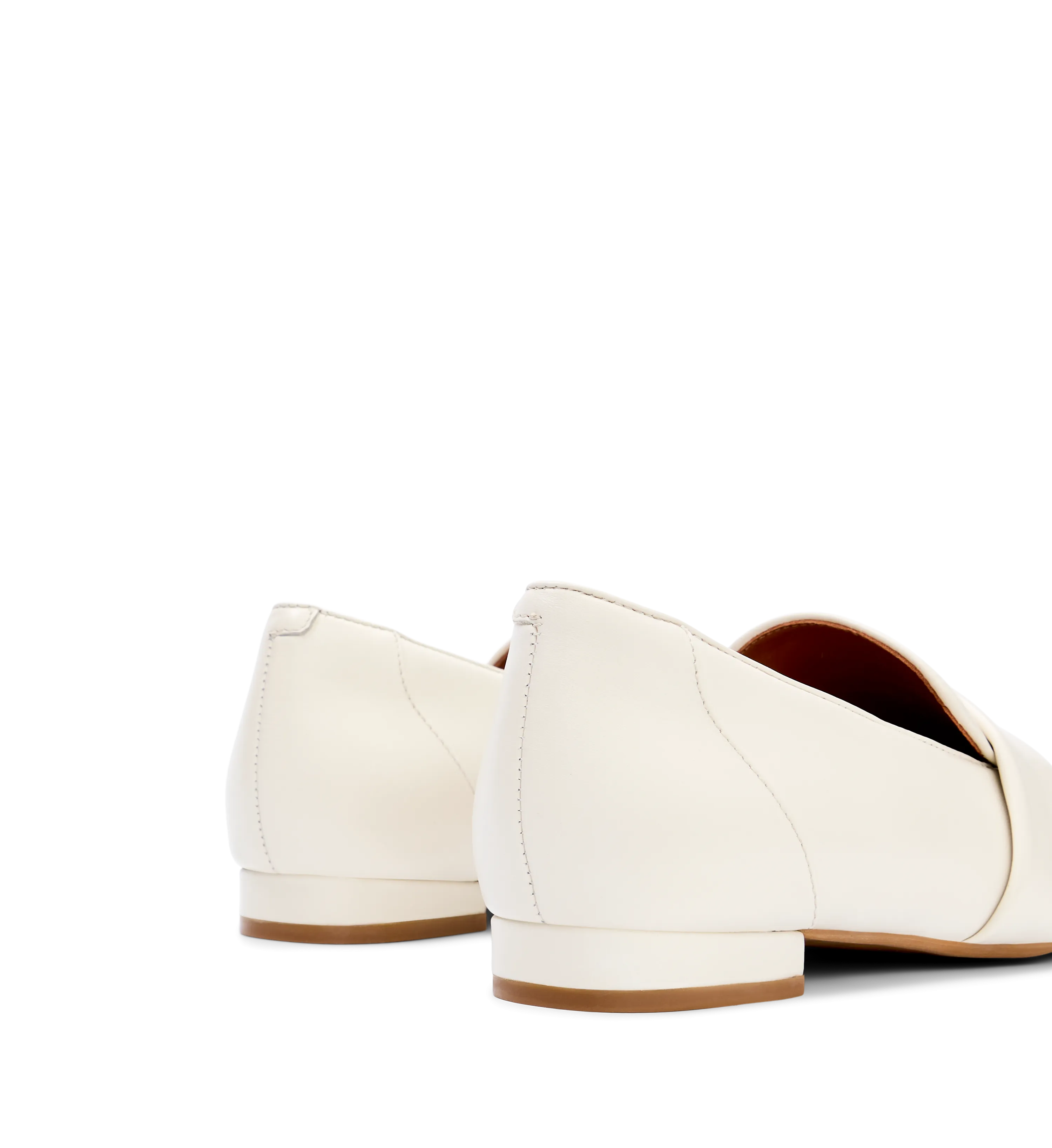 Antpipit Ecru Leather Loafers