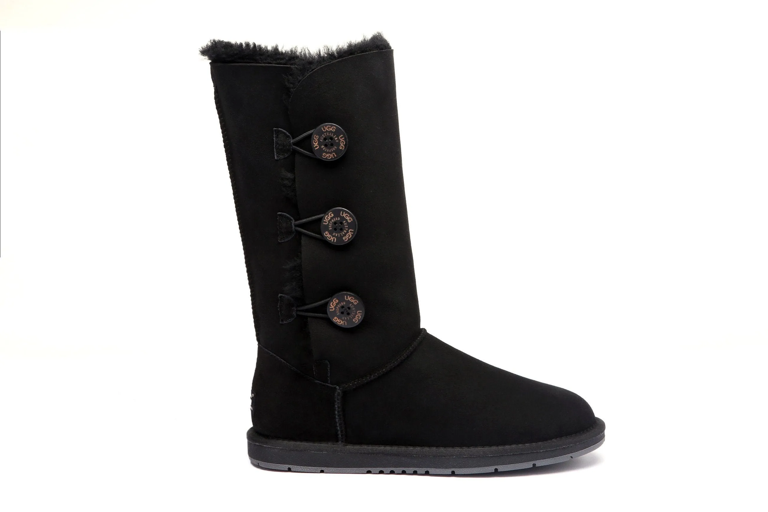 Australian Shepherd® UGG Boots Australia Premium Double Face Sheepskin Tall Triple button Water Resistant