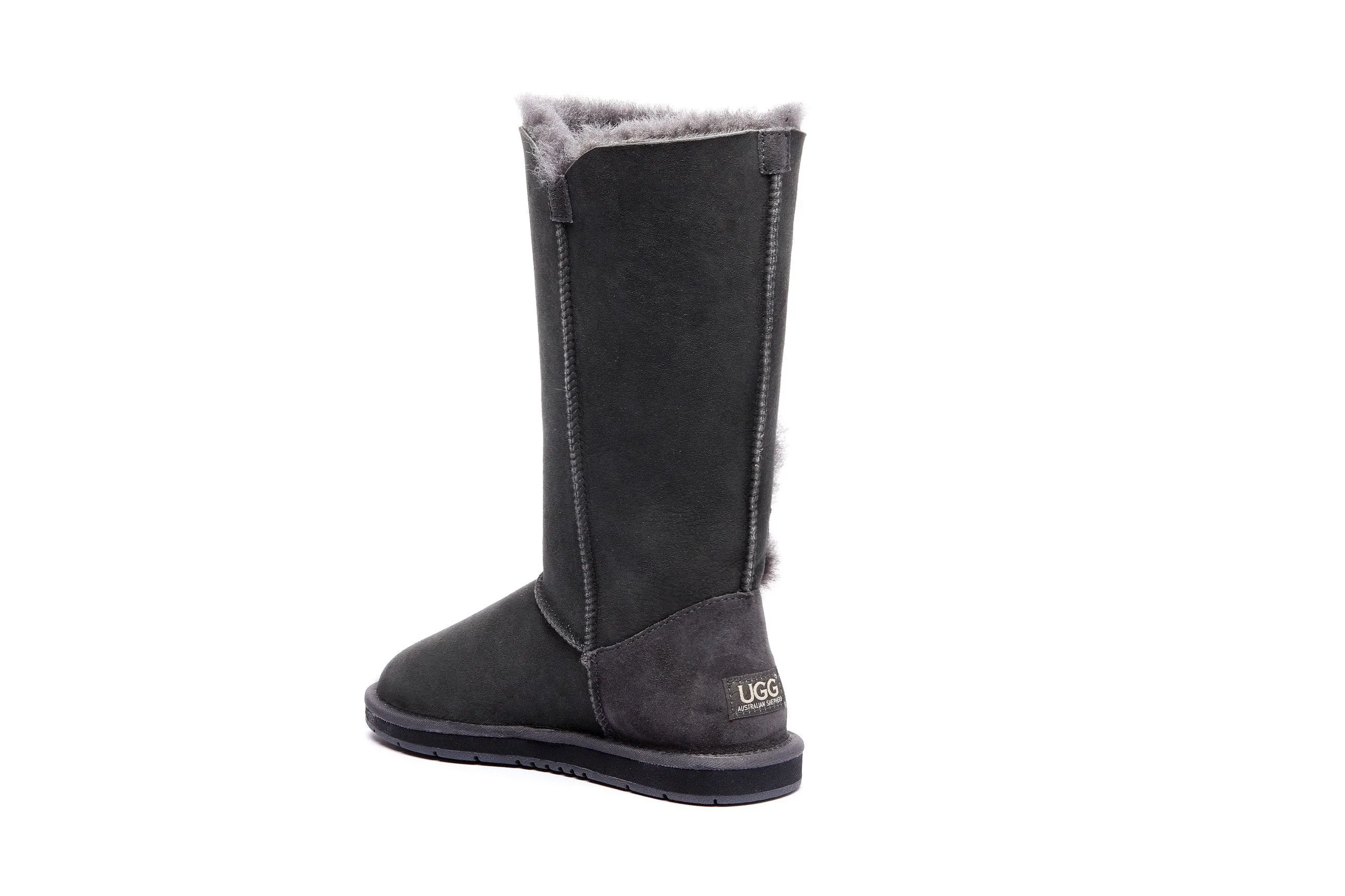 Australian Shepherd® UGG Boots Australia Premium Double Face Sheepskin Tall Triple button Water Resistant
