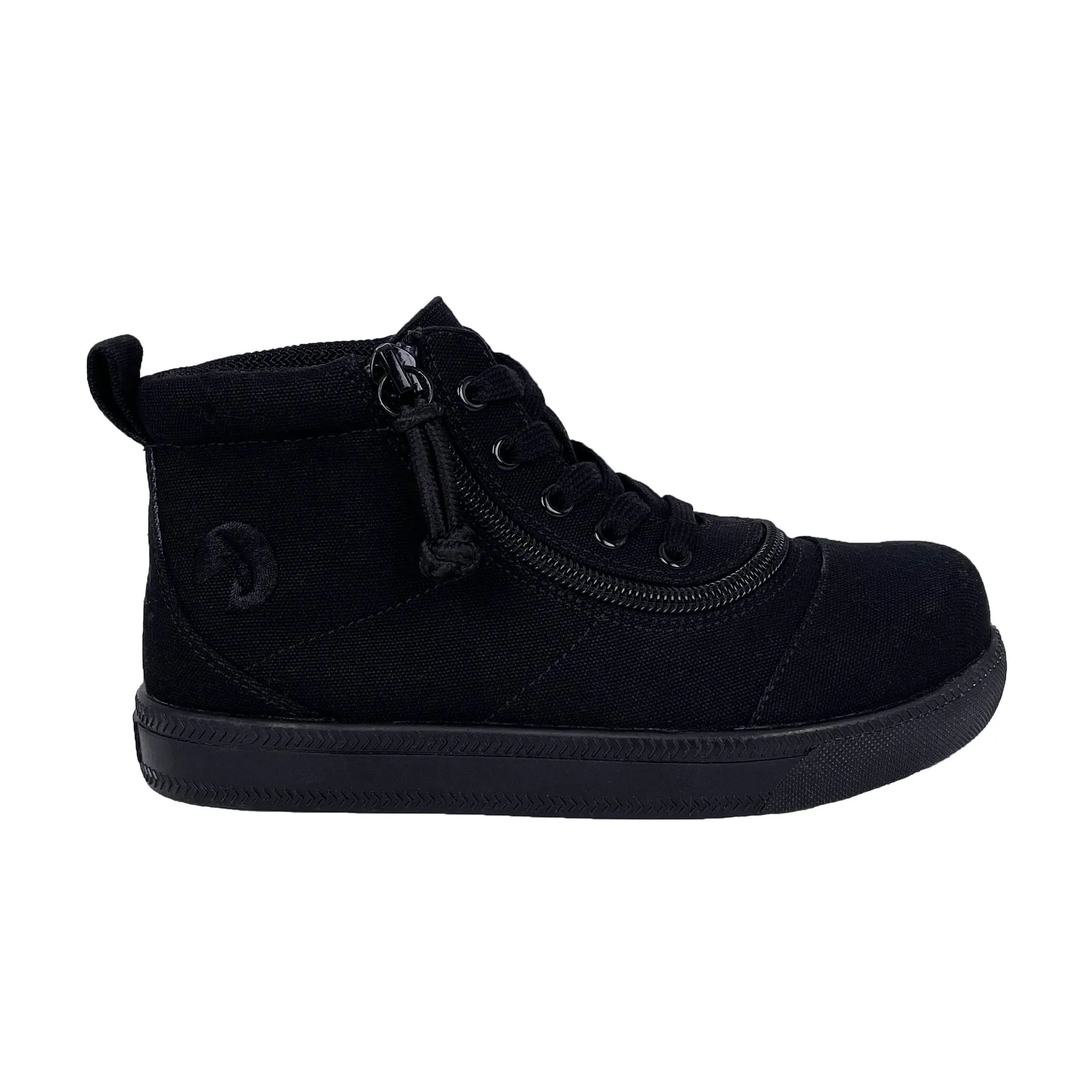 Billy Footwear - Black to the floor Billy MDR Short Wrap High Top