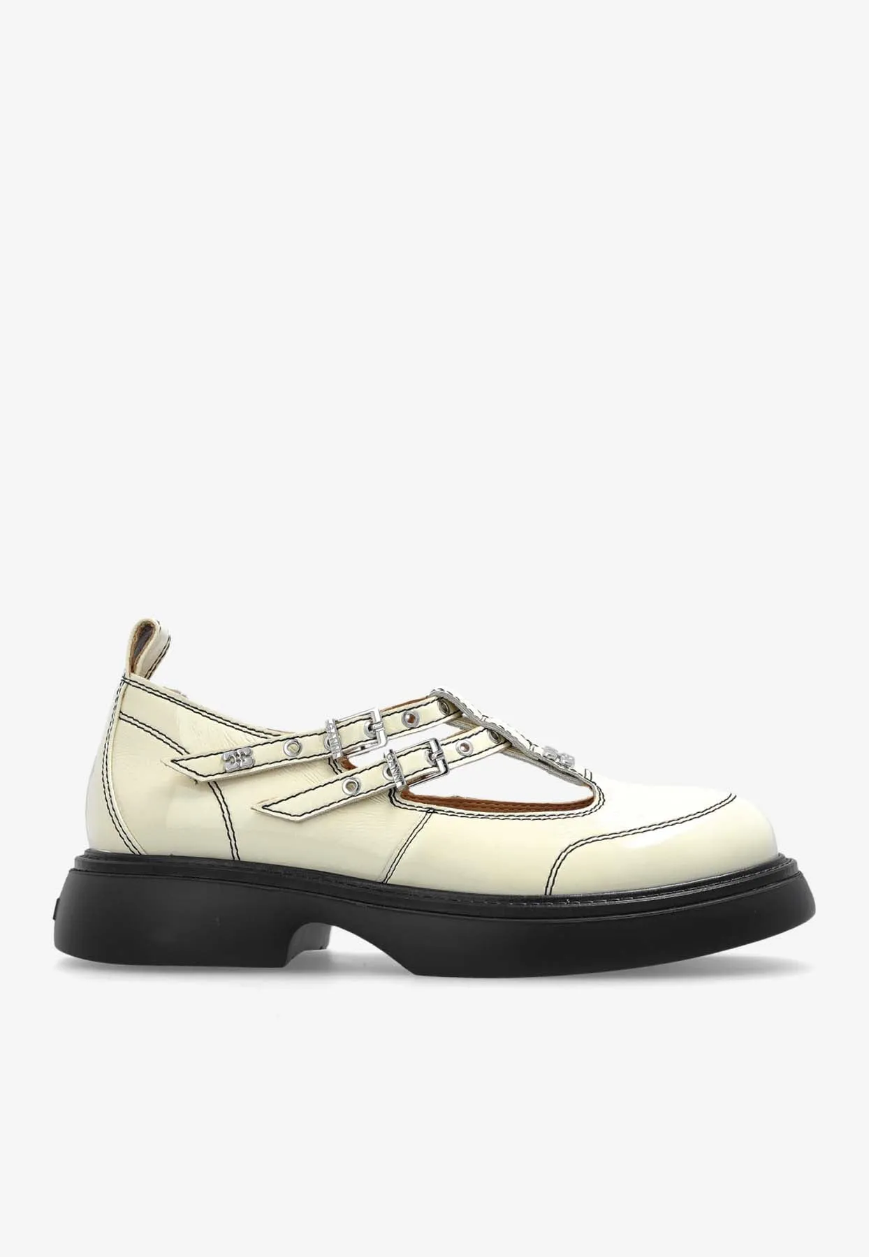 Buckled Leather Loafers