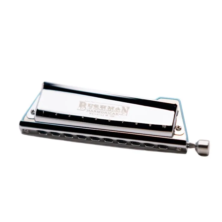 Bushman Game Changer. 10 Hole Diatonic Harmonica with Slide. Includes Free USA Shipping