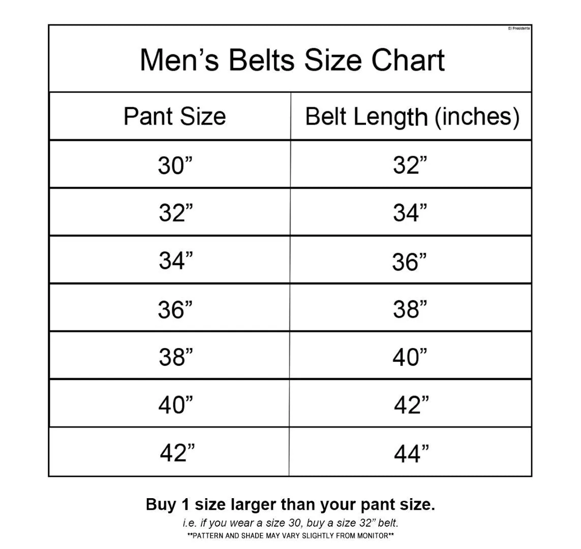 Buttercup Western Cowboy Leather Belt Navajo Concho - Silver Buckle