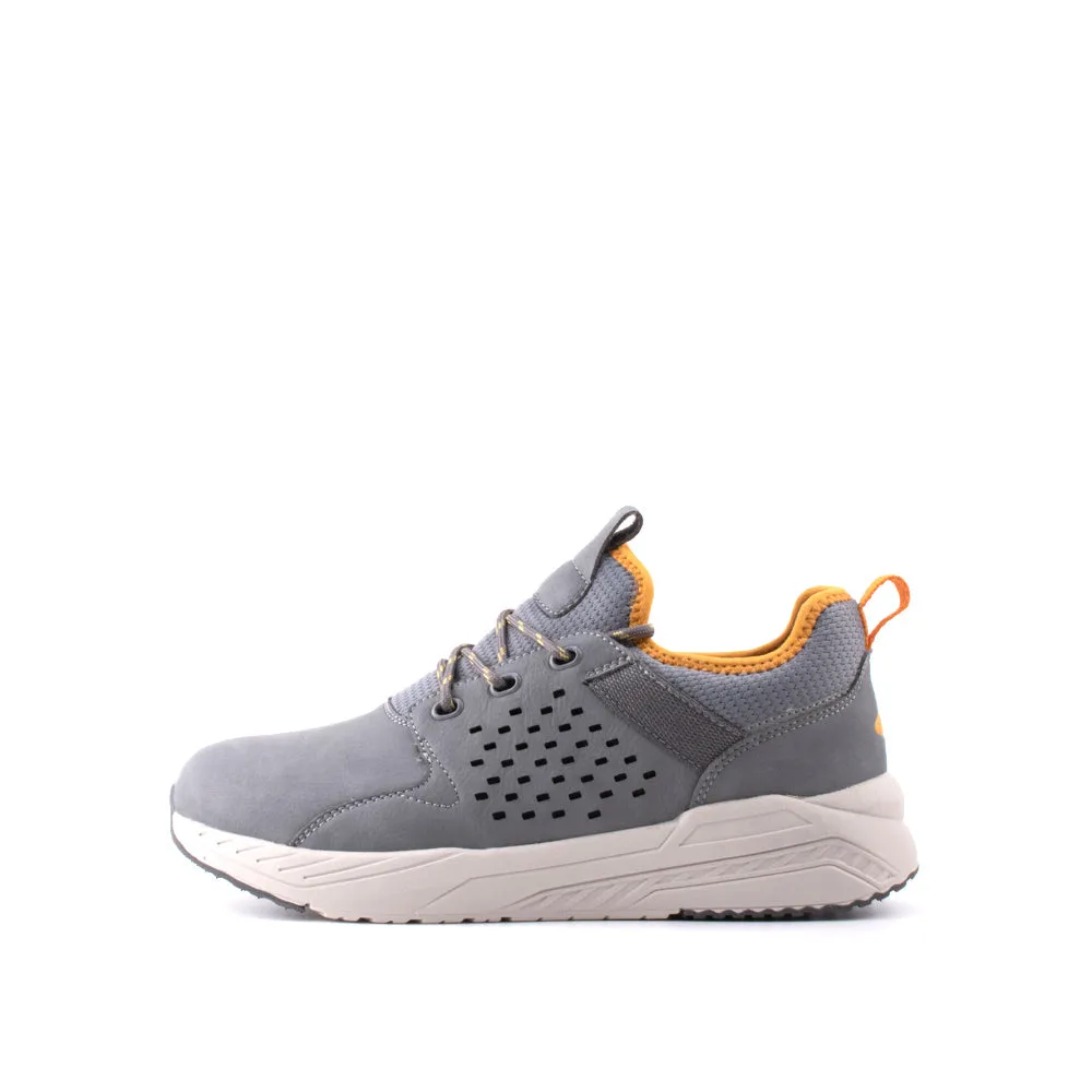 camel active Microfibre Comfortable Sneakers Men Grey NIMBUS 822407-WA1SVC-12 GREY