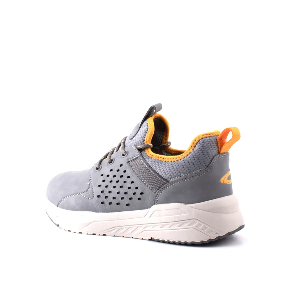 camel active Microfibre Comfortable Sneakers Men Grey NIMBUS 822407-WA1SVC-12 GREY