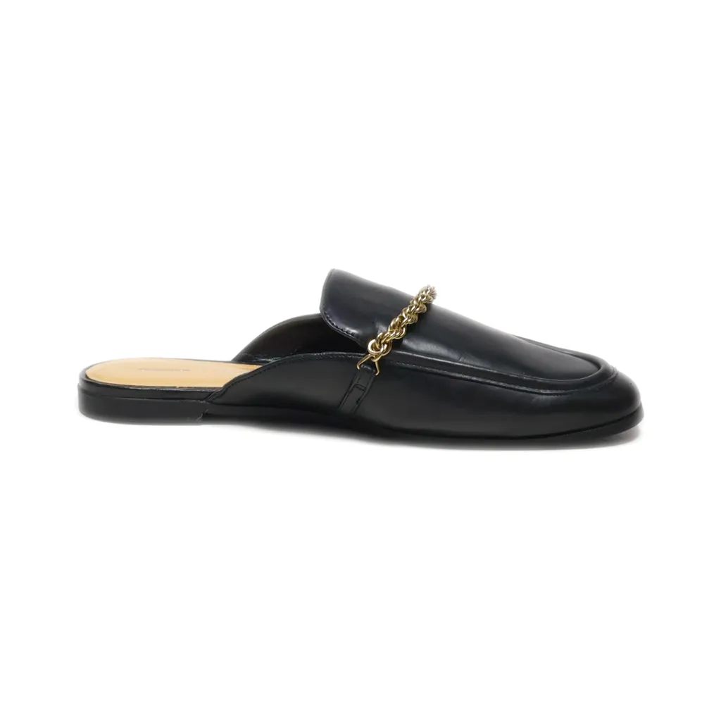 Charles & Keith Mules Leather Black Colour For Women