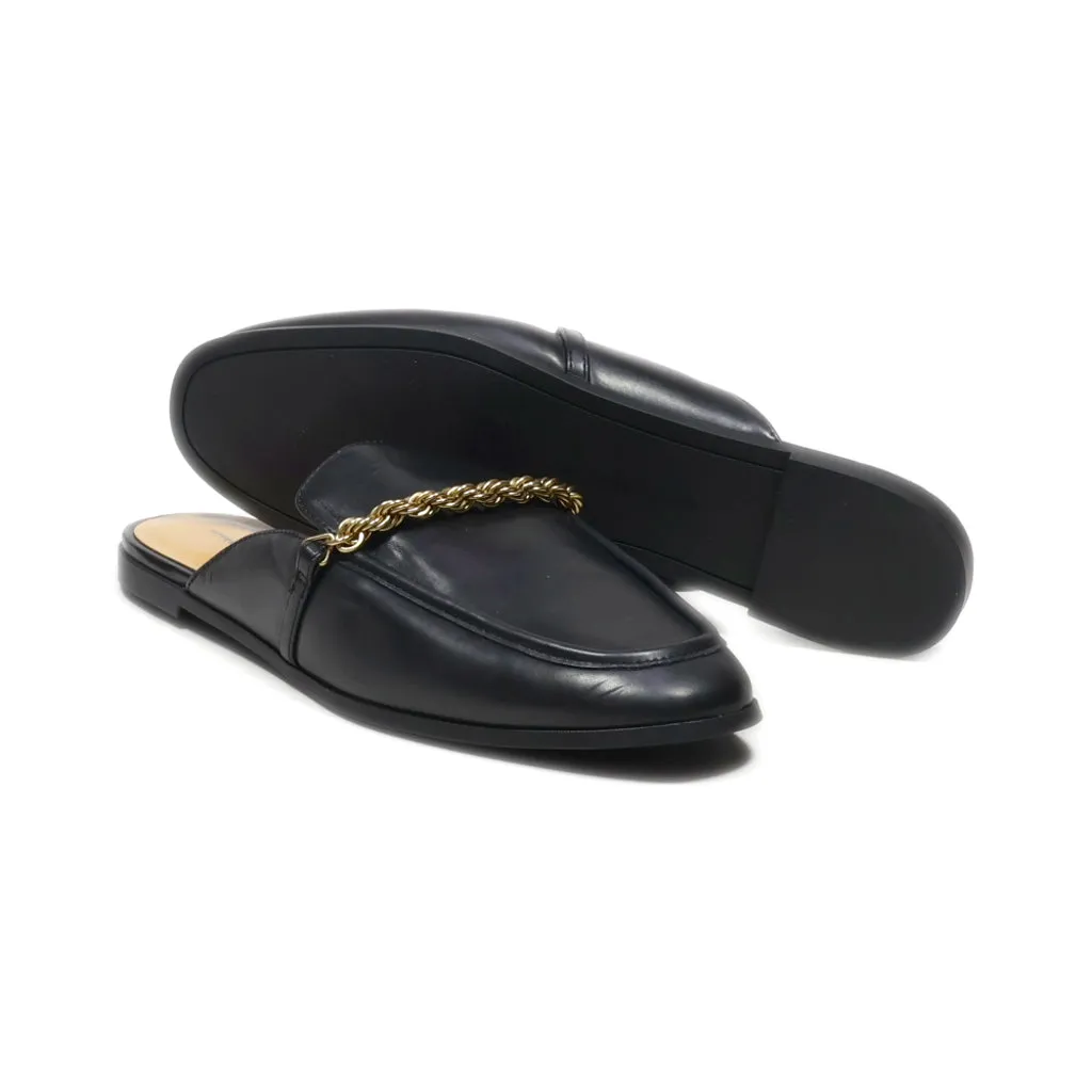 Charles & Keith Mules Leather Black Colour For Women