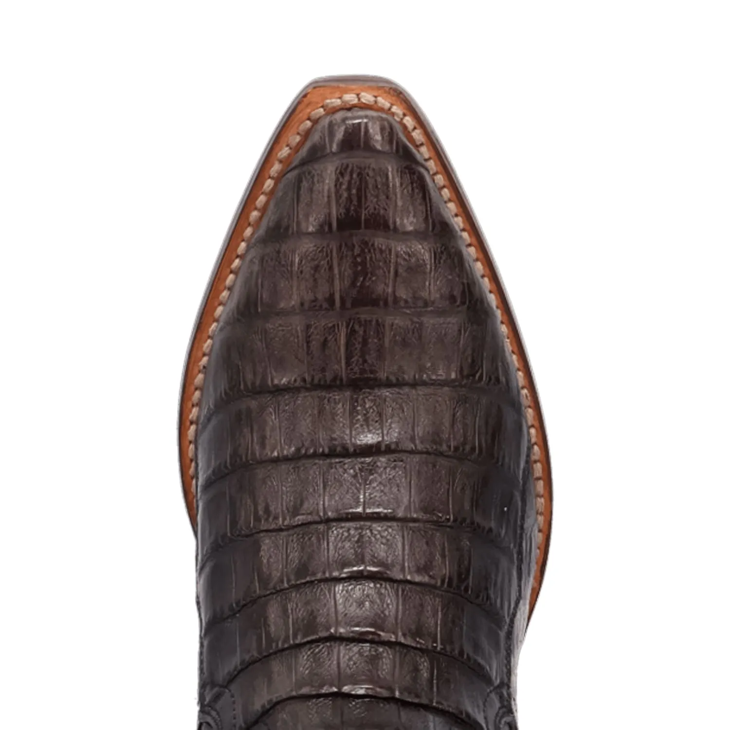 Dan Post Men's Berkeley Genuine Caiman Snip Toe Boots - Black DP3060