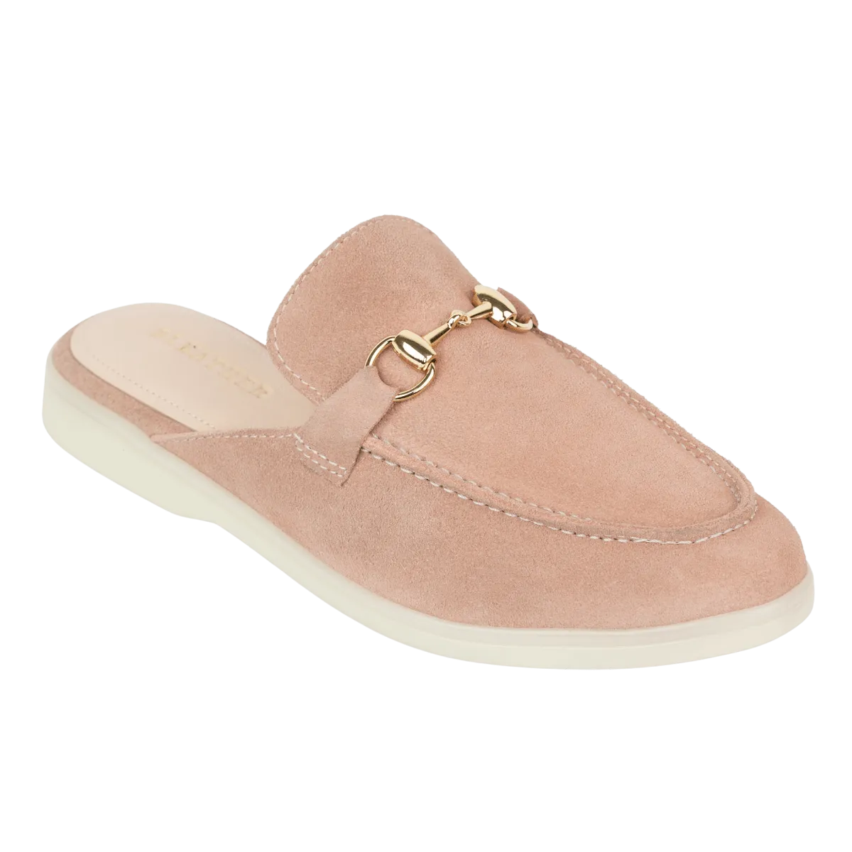 Emma: Mules Femme - Daim  Pêche