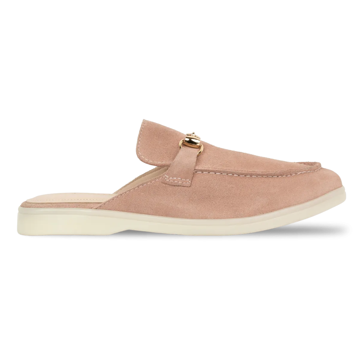 Emma: Mules Femme - Daim  Pêche