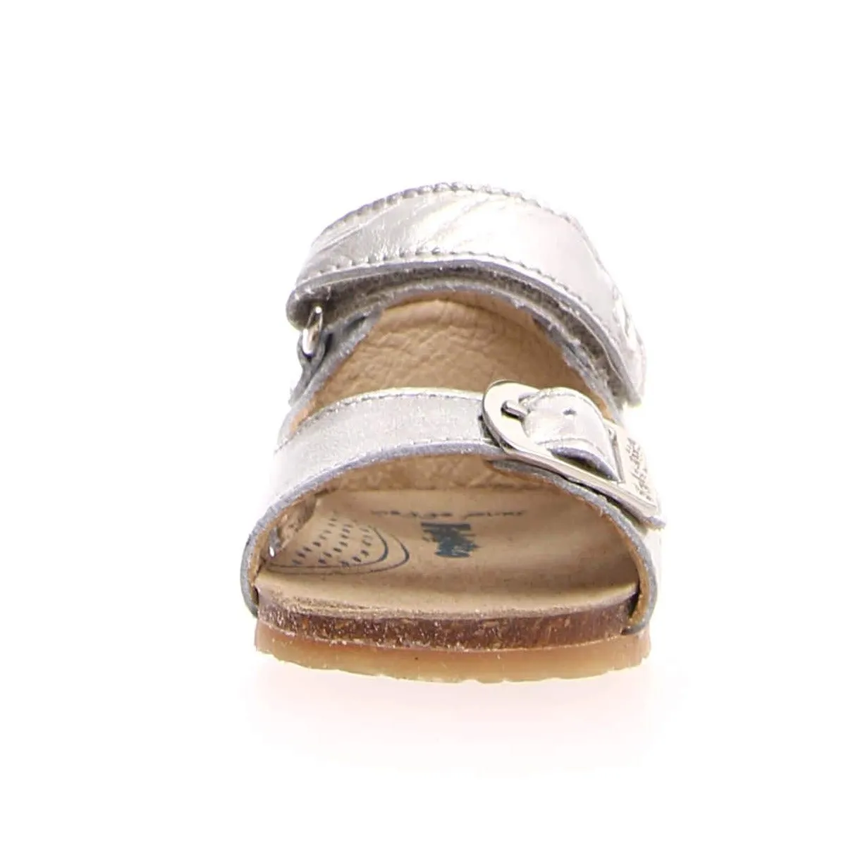 Falcotto Girl's Bea Open Toe Sandals - Metallic Silver