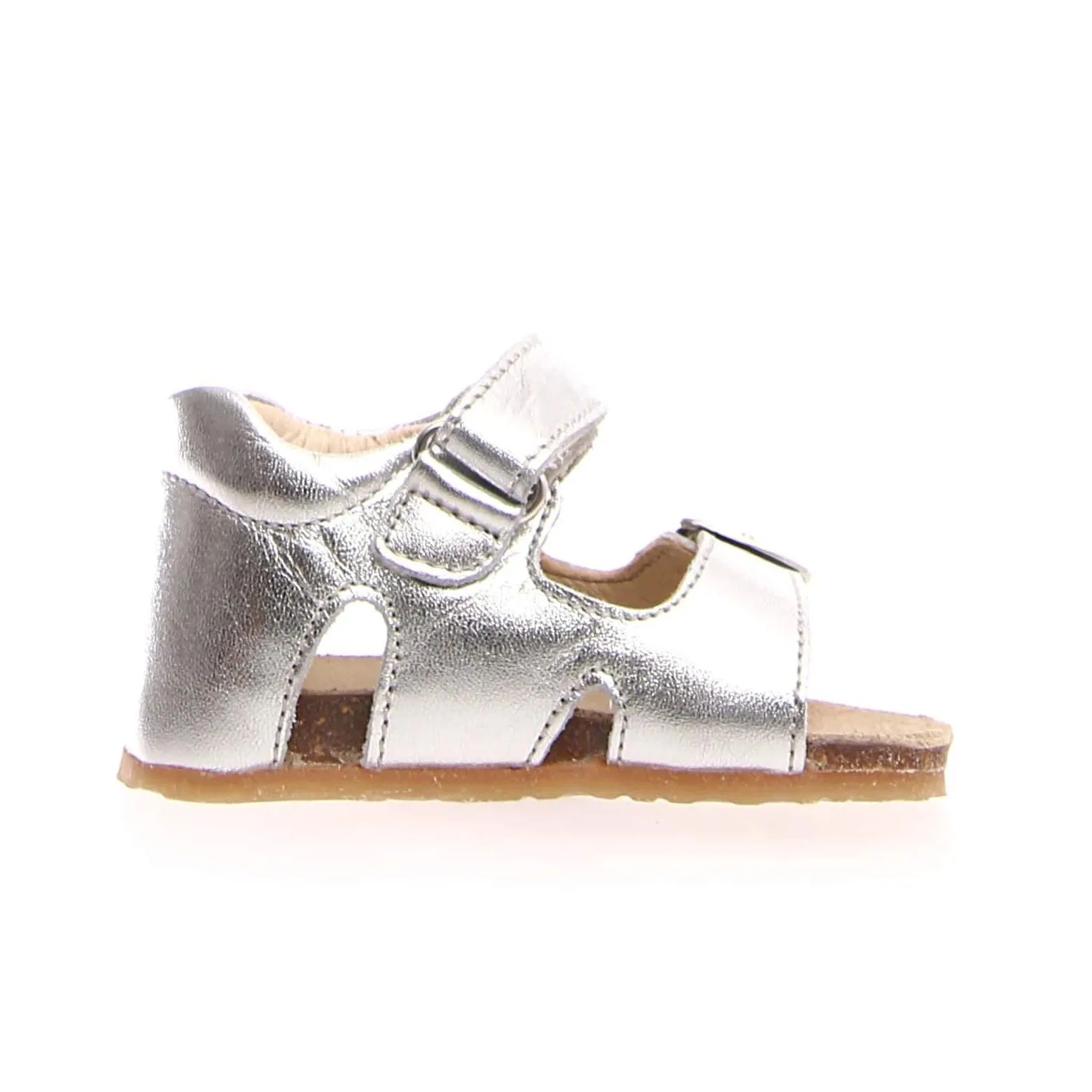 Falcotto Girl's Bea Open Toe Sandals - Metallic Silver