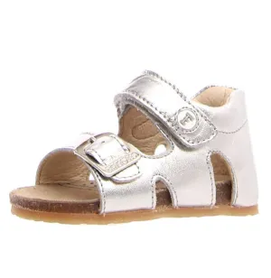 Falcotto Girl's Bea Open Toe Sandals - Metallic Silver