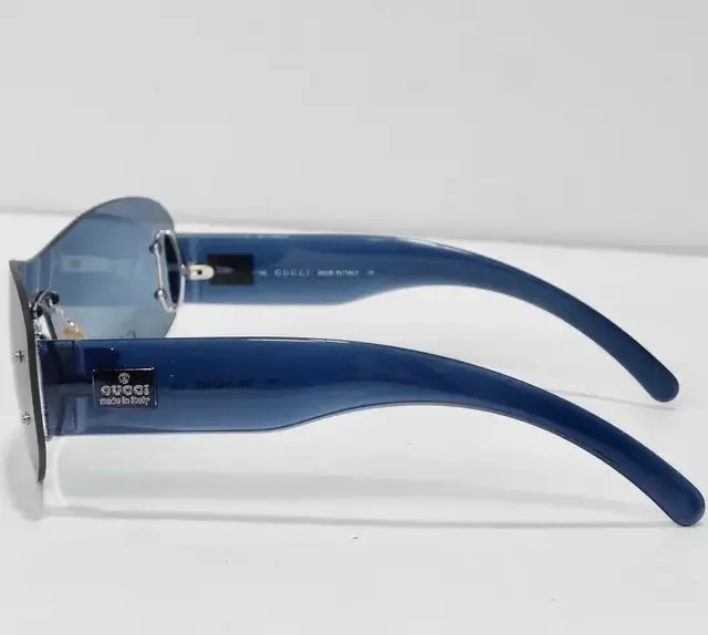 Gucci 1990s Sunglasses Blue