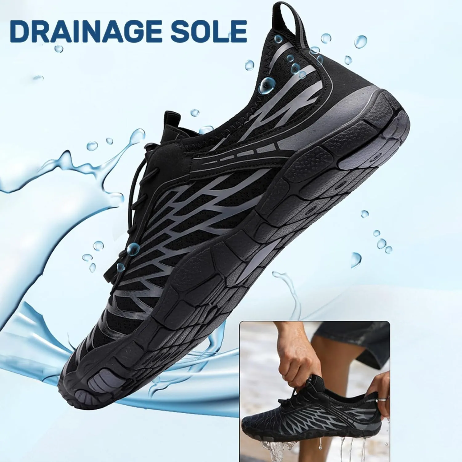 Hike Pro Footwear Barefoot Shoes Women Men Wide Toe Box Pro Footwear Barefoot Shoes for Women Men Breathable Non-Slip Athletic Walking Hiking Unisex