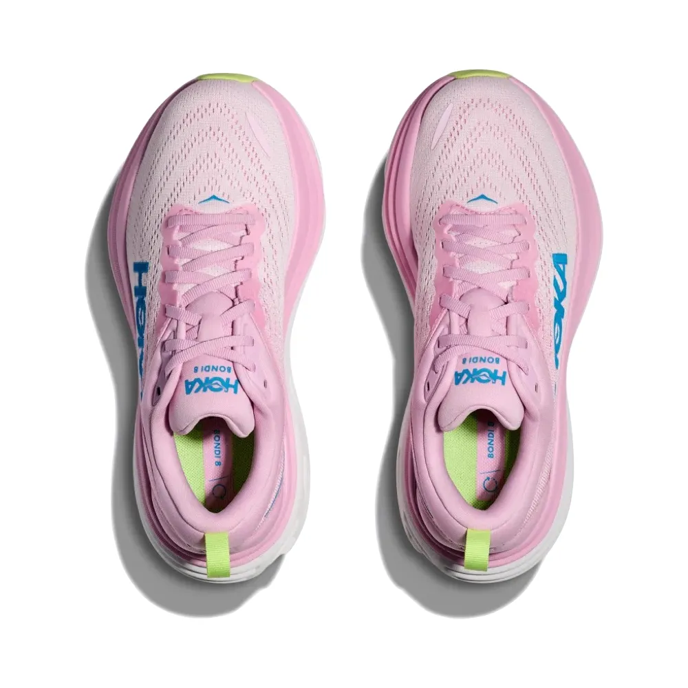 Hoka Women's Bondi 8 Running Sneaker (Pink Twilight/Waterpark)