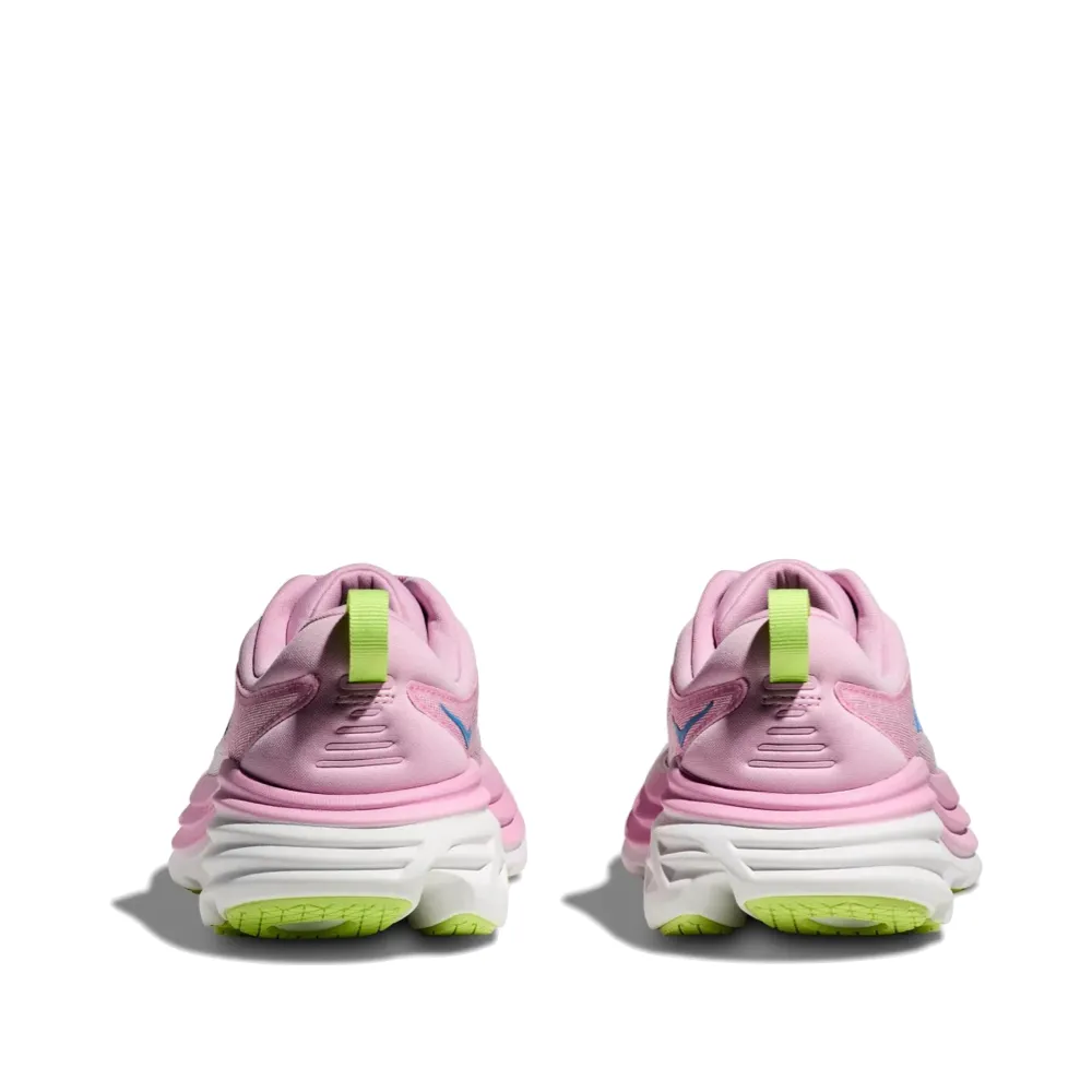 Hoka Women's Bondi 8 Running Sneaker (Pink Twilight/Waterpark)