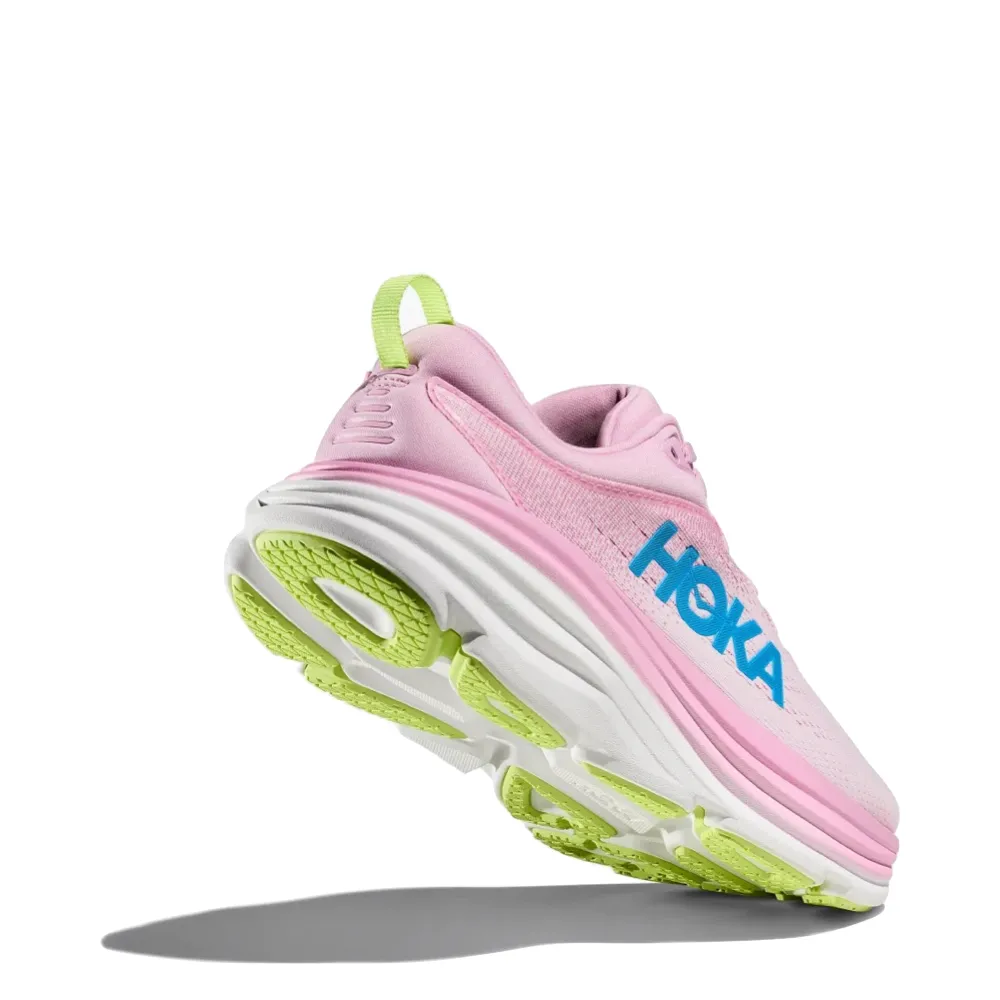 Hoka Women's Bondi 8 Running Sneaker (Pink Twilight/Waterpark)