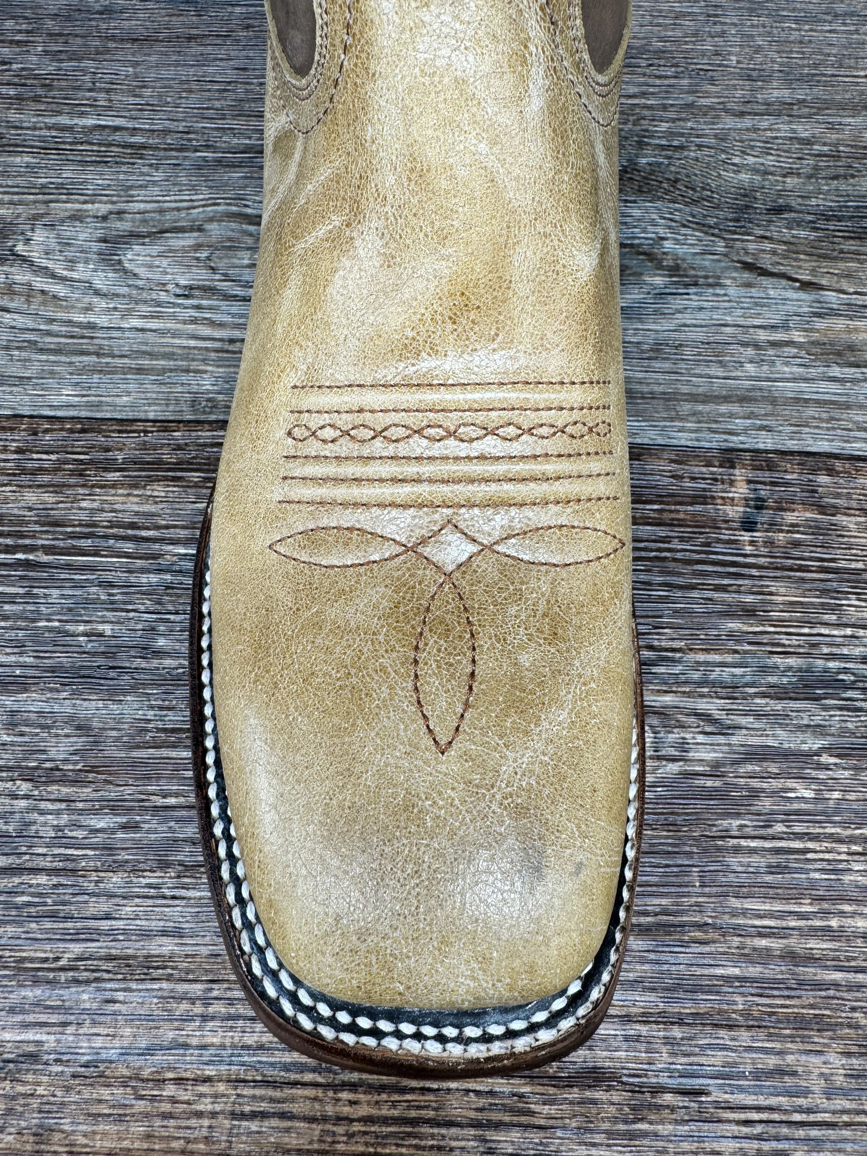 L6134 Men's Circle-G Tan Square Toe Western Boot by Corral