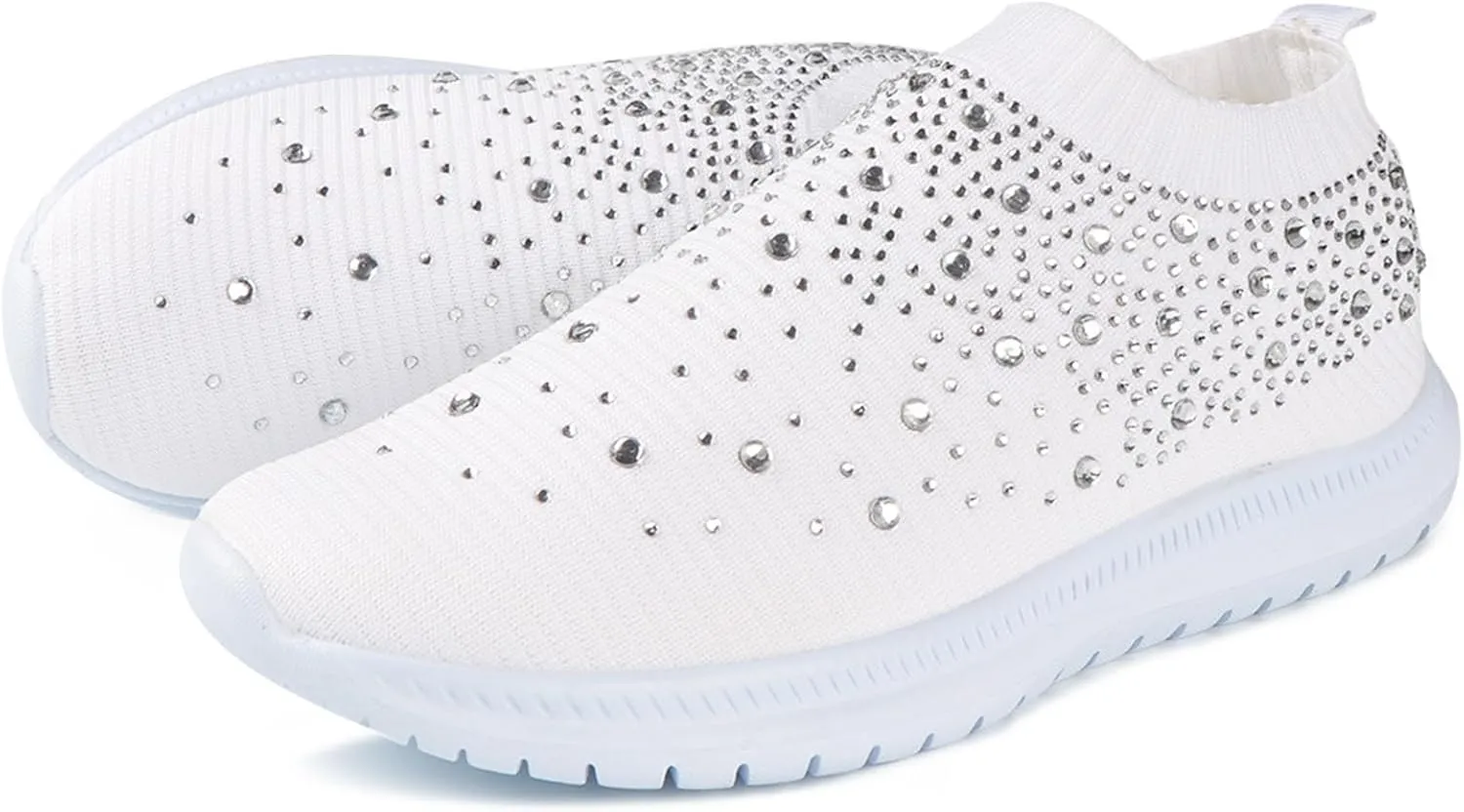 Ladmiple Shoes For Women Sneakers Slip On Running Shoes Non Slip Lightweight Gym Tennis Walking Shoes Fashion Sneakers