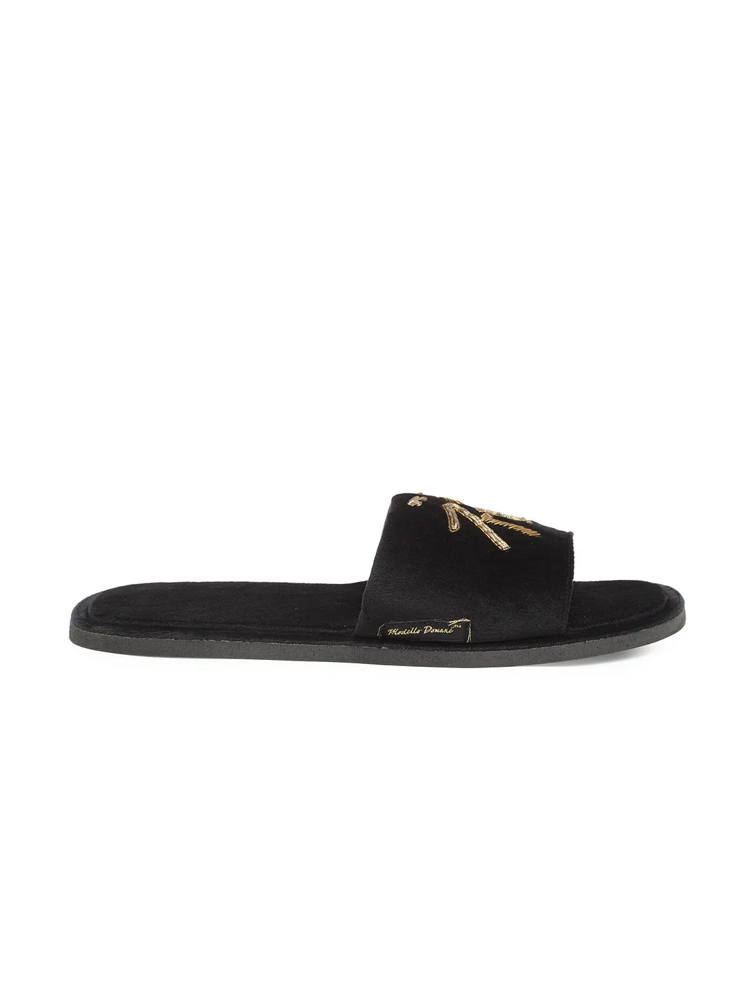 Lucky Domani Slippers (Black)