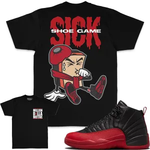 MILLION DOLLA SHOE GAME SICK - BLACK T-SHIRT