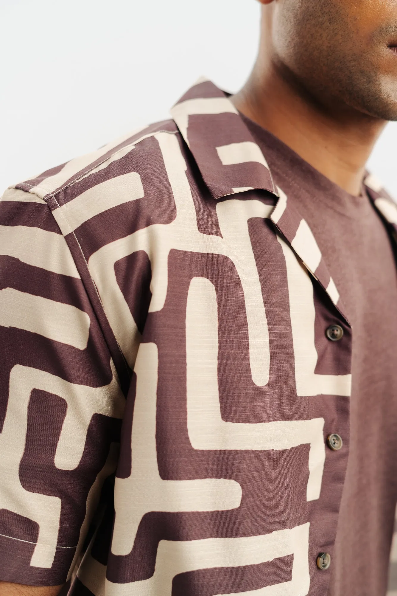 Mocha Men's Maze Shirt