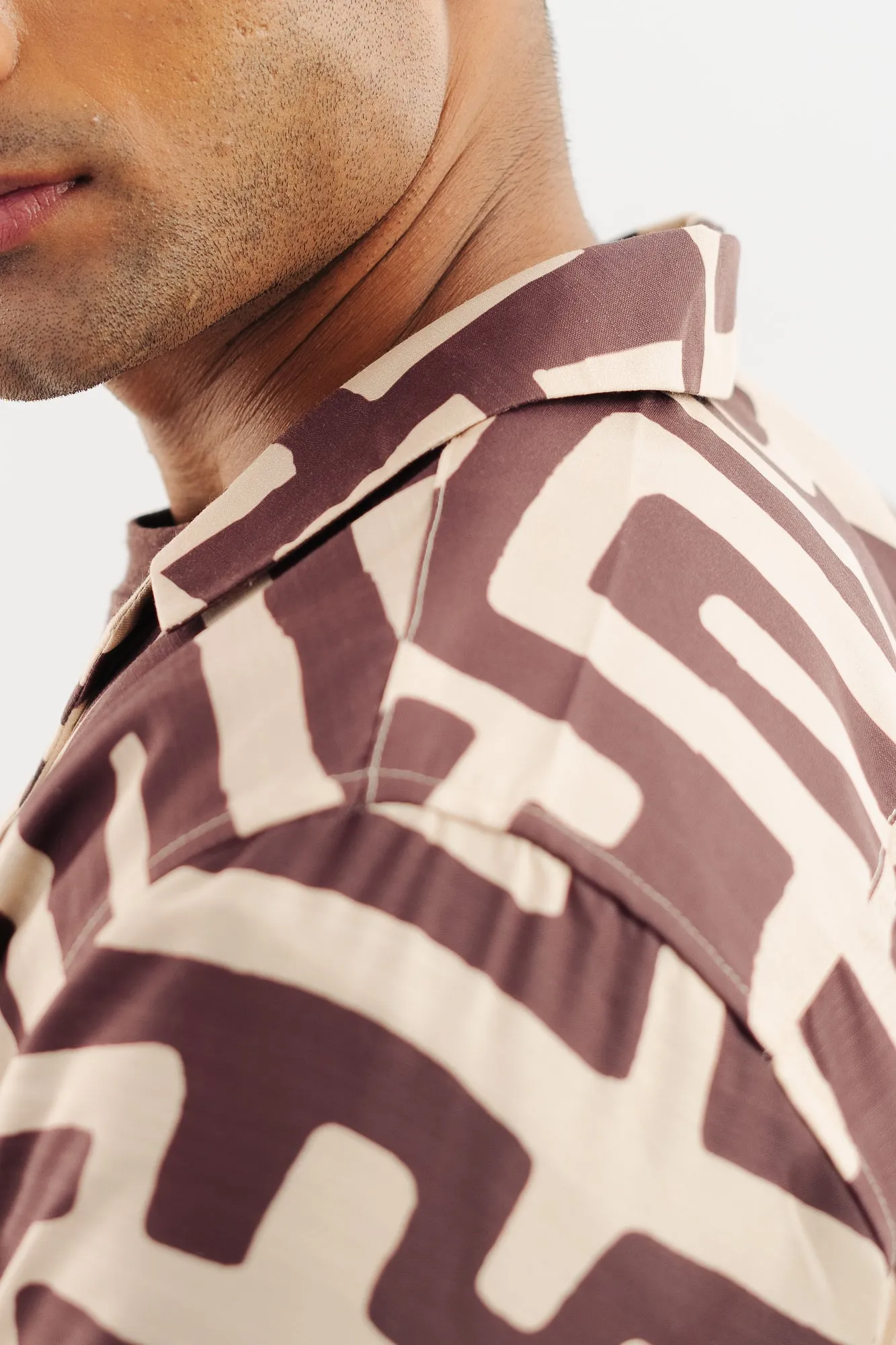 Mocha Men's Maze Shirt