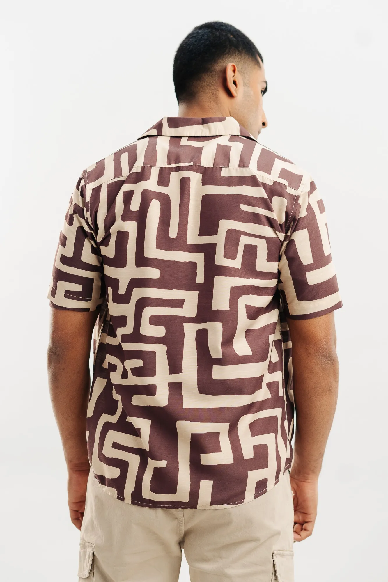 Mocha Men's Maze Shirt