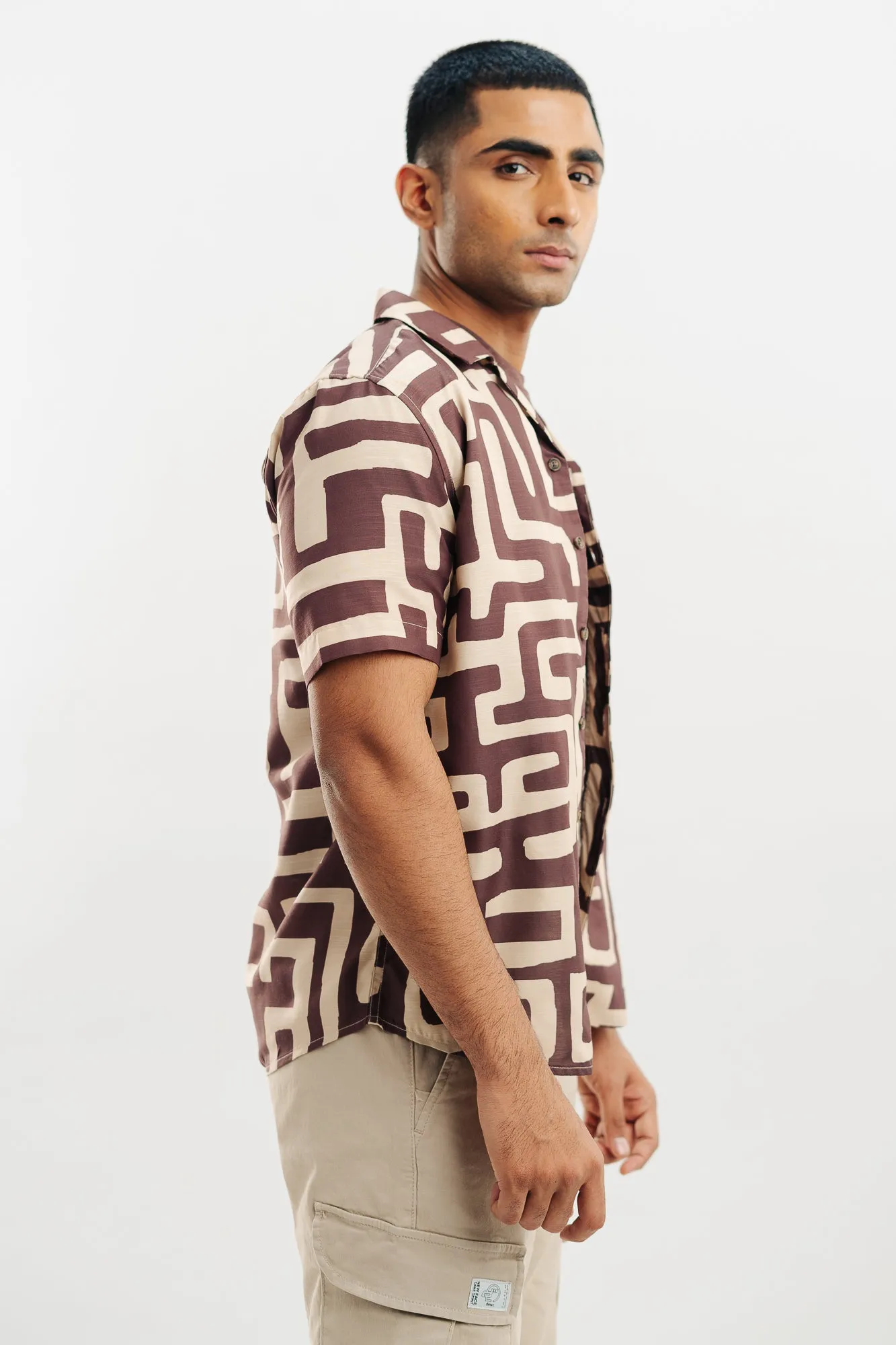 Mocha Men's Maze Shirt
