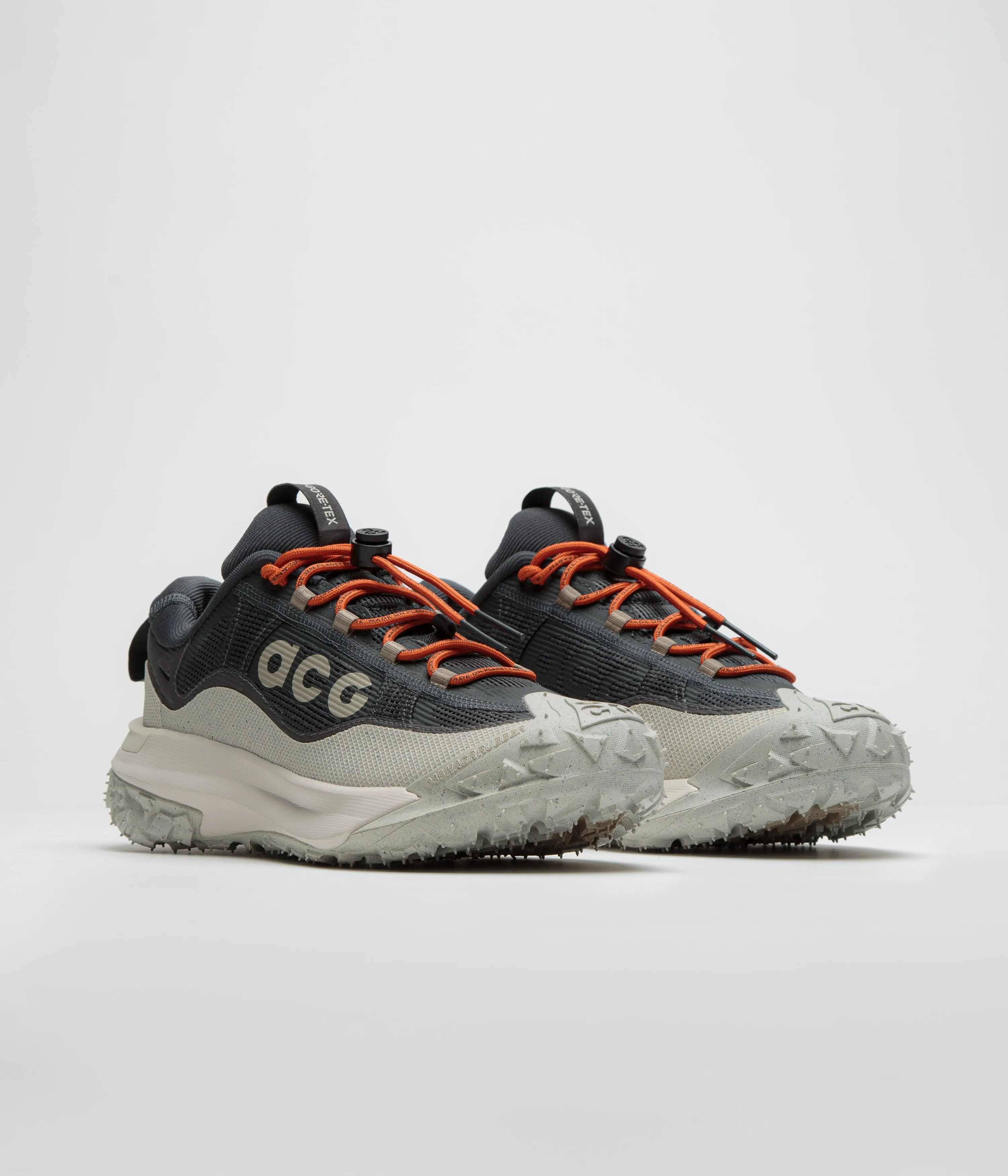 Nike ACG Mountain Fly 2 Low GTX Shoes - Dark Smoke Grey / Khaki - Light Orewood Brown