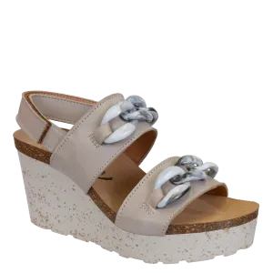 OTBT - FAIR ISLE in GREY Wedge Sandals