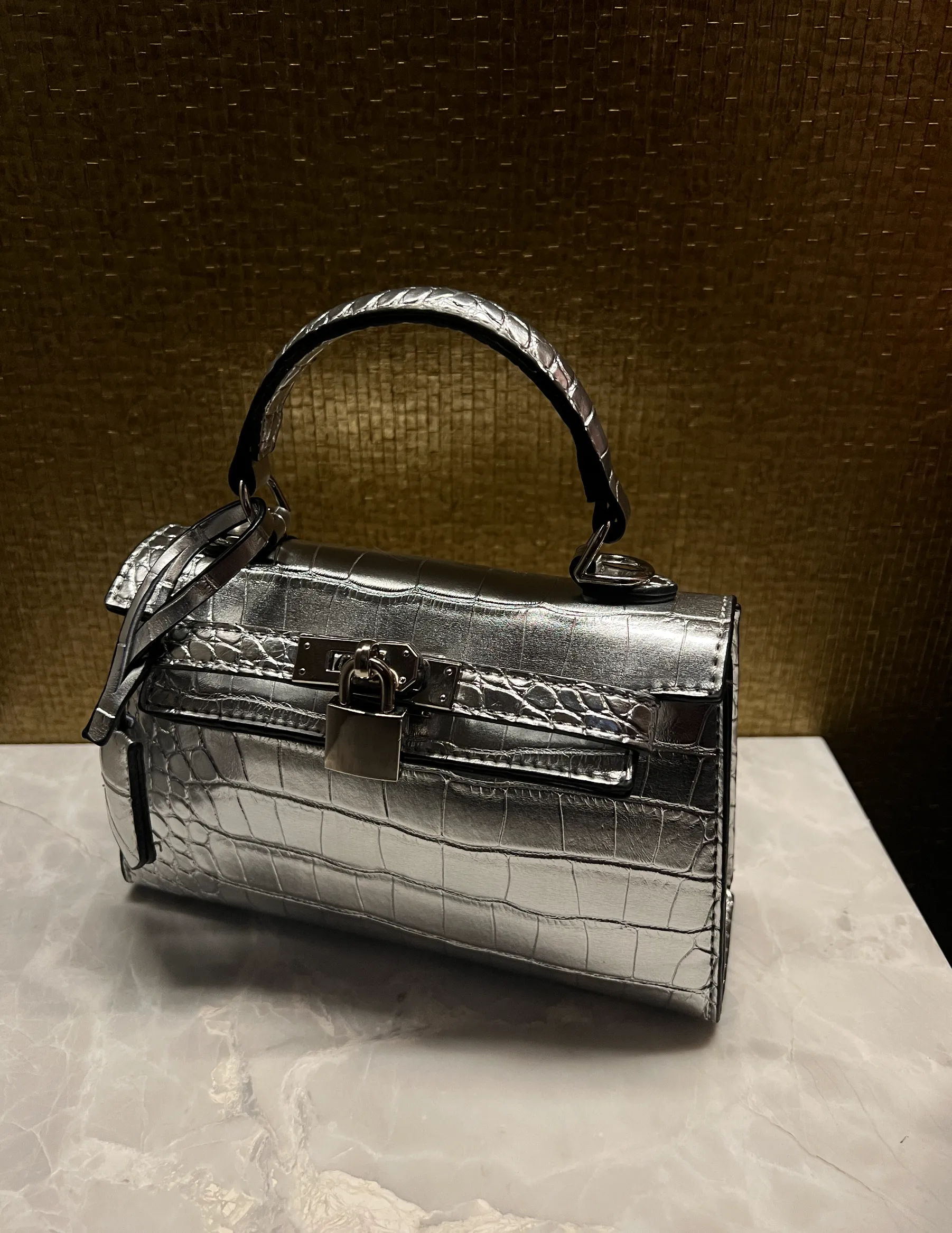 Peta And Jain Jaden Handbag Silver
