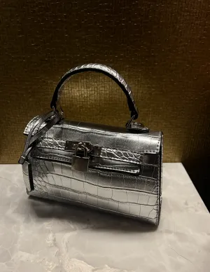 Peta And Jain Jaden Handbag Silver