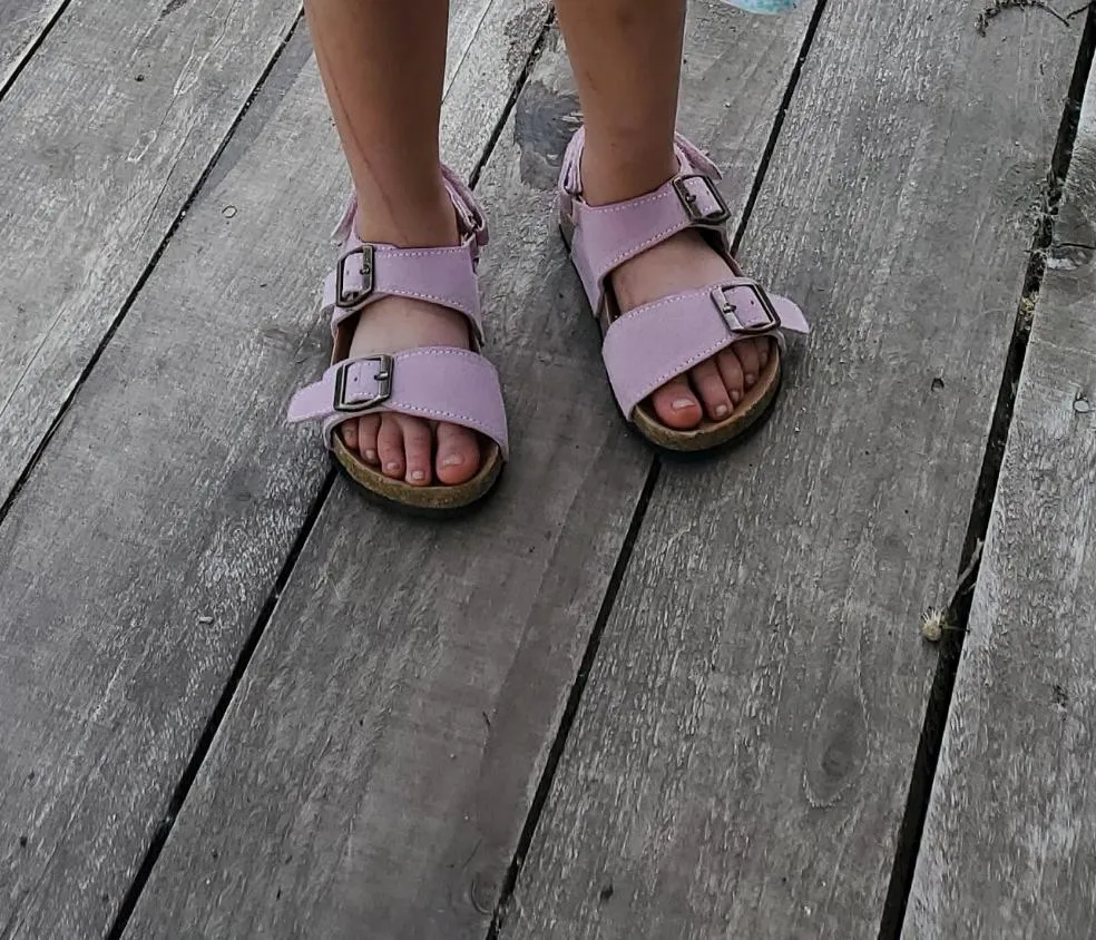 Pink Cork Sandals