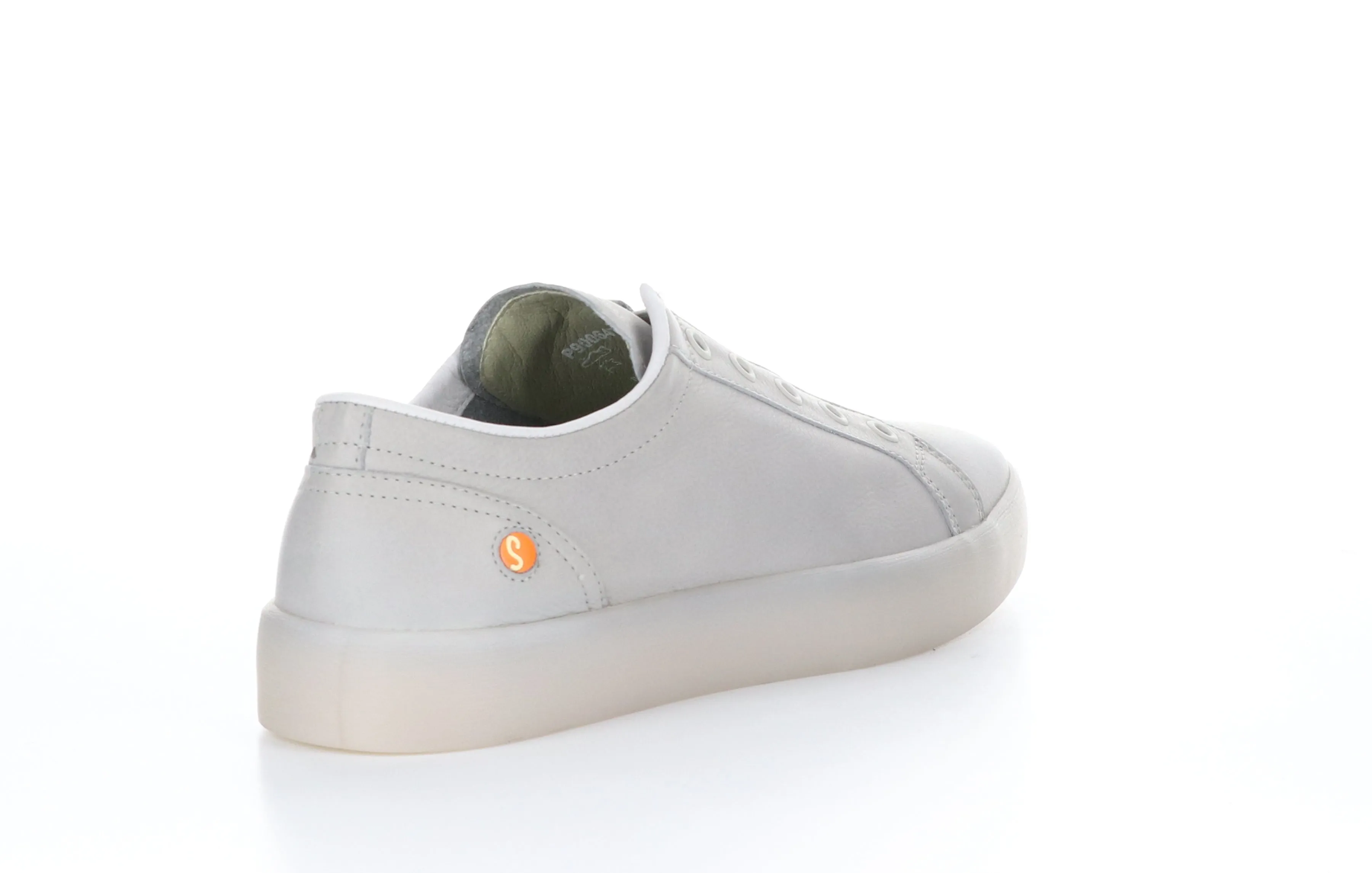 RION647SOF Smooth Light Grey Slip-on Trainers