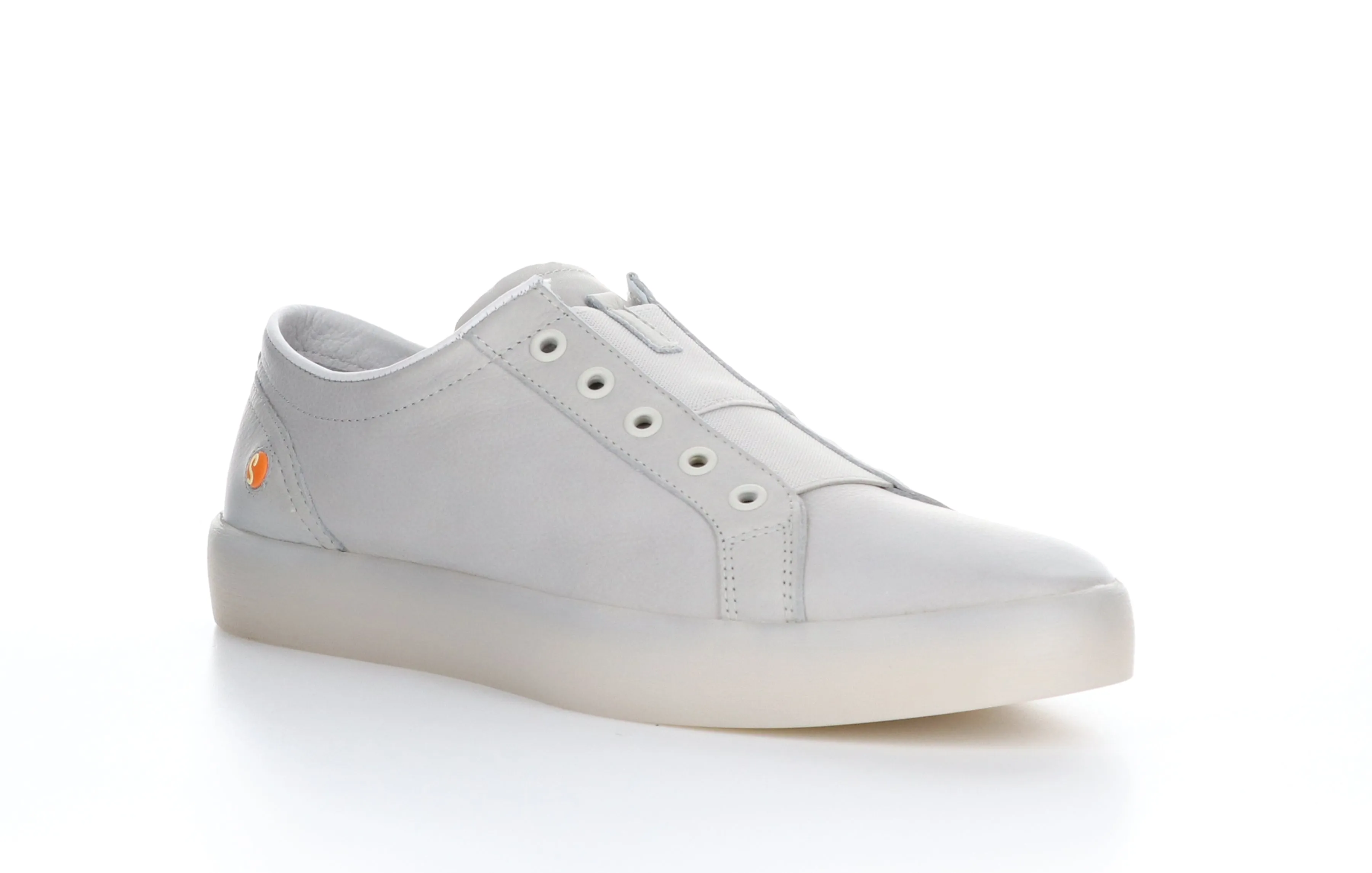 RION647SOF Smooth Light Grey Slip-on Trainers