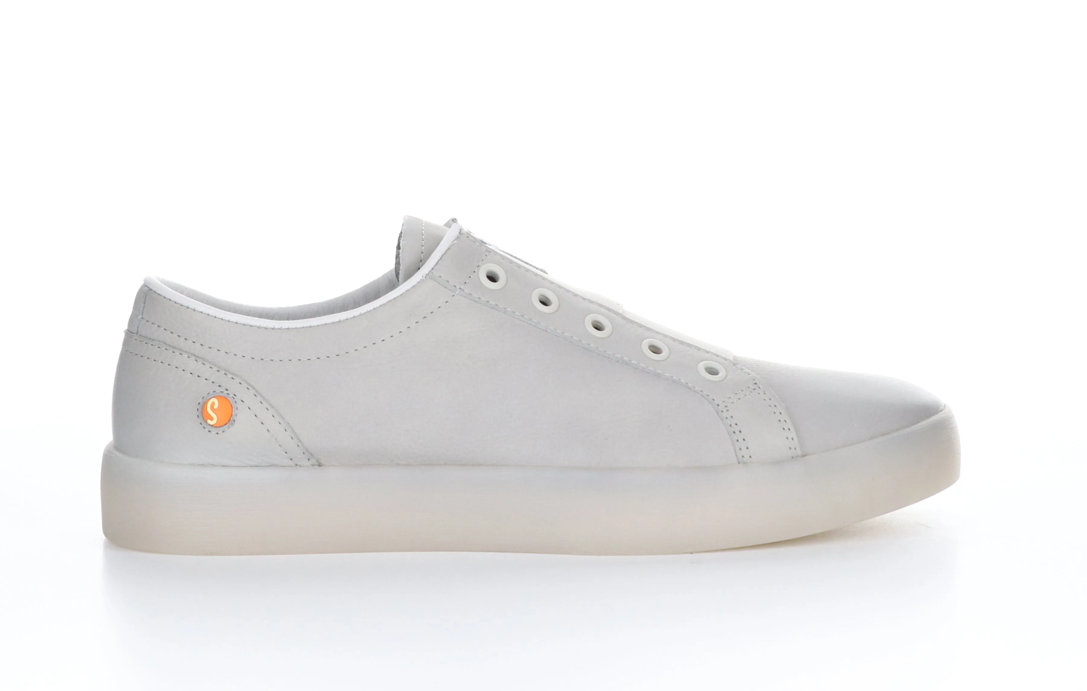 RION647SOF Smooth Light Grey Slip-on Trainers