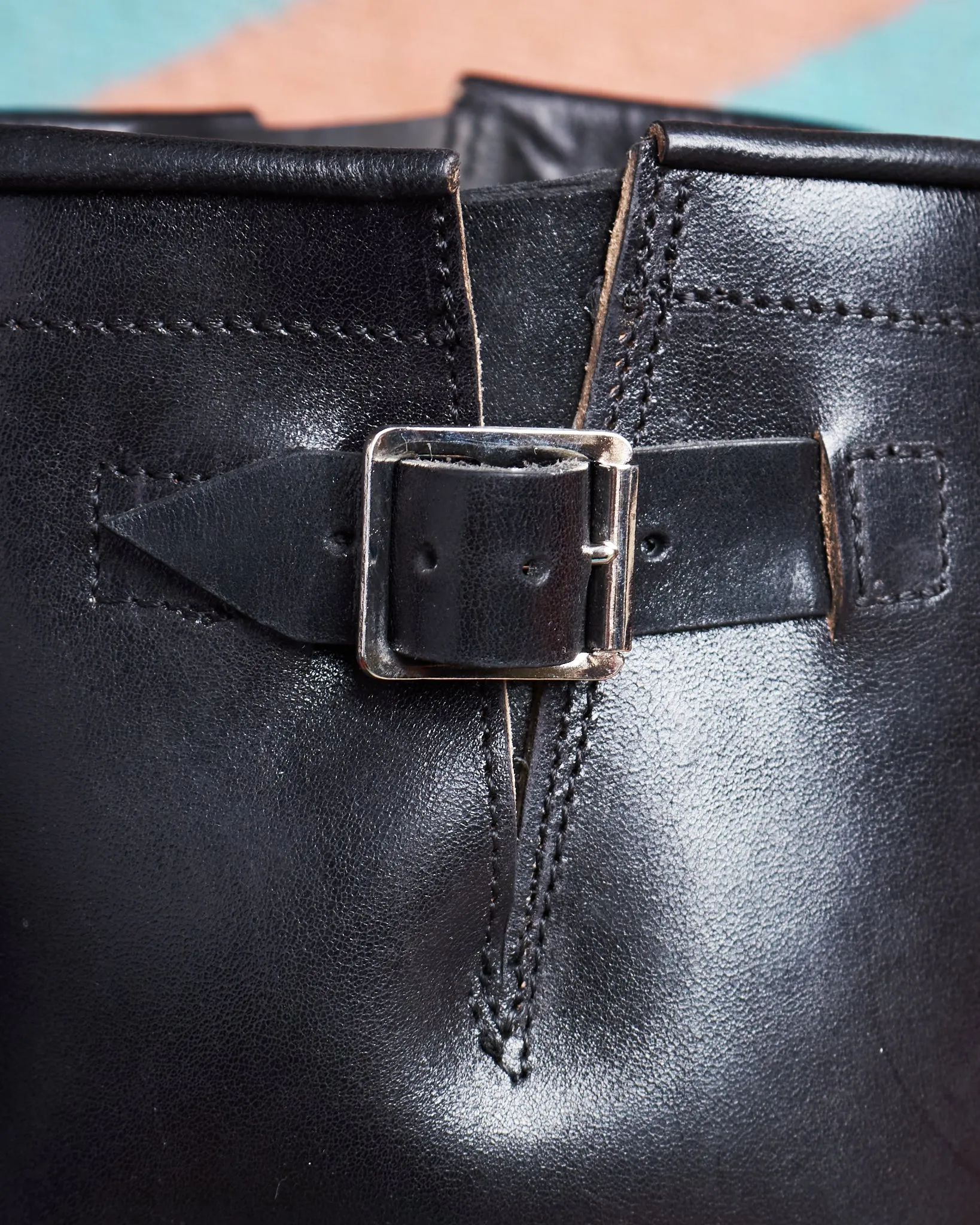 Råland Bootmaker Engineer Boots Horsehide Black Handmade In Sweden