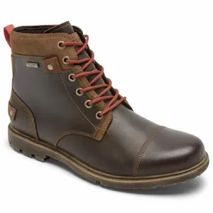 Rockport Men RUGGED BUCKS II CAP TOE BOOT BISON/LEATHER/SUEDE
