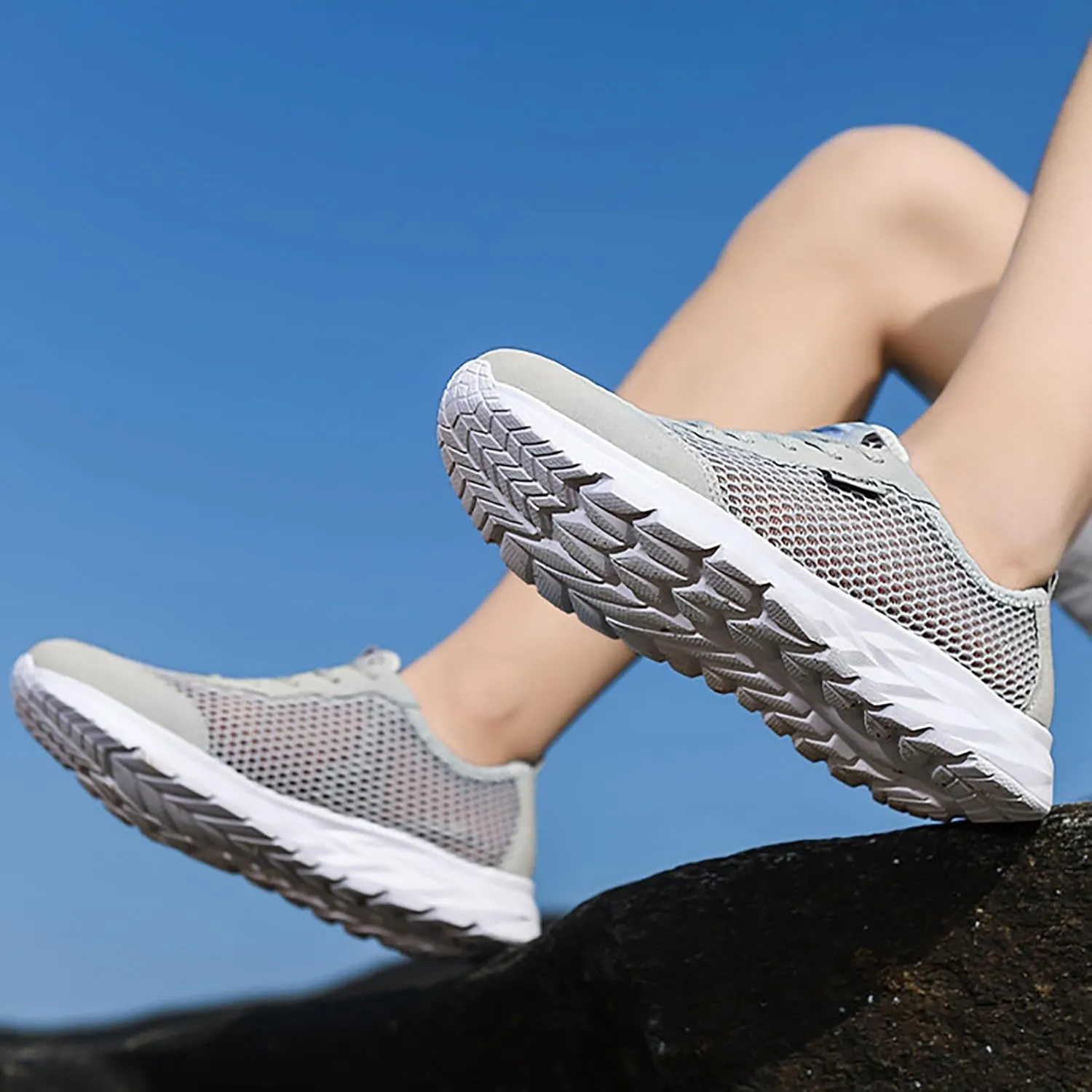 Running Shoes for Women Sports Ladies Casual Shoes Shoes Sneakers Slip on Walking Comfort Lightweight White Basketball Shoe Cross Trainer Shoe