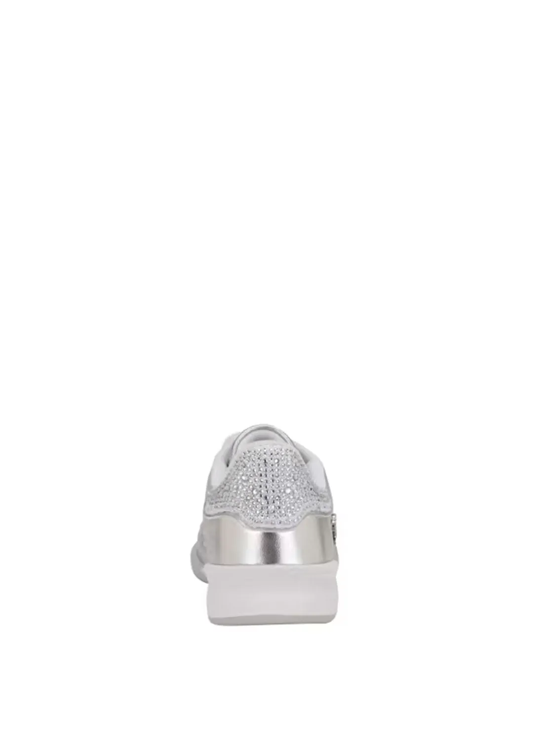 Silver Pritie Low-Top Sneakers