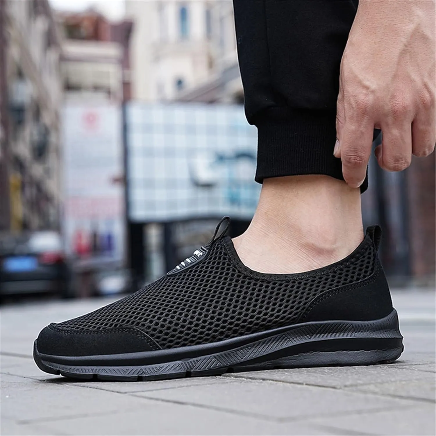 Slip On Shoes for Men - Casual Comfortable Athletic Tennis Walking Sneakers for Men with Memory Foam Mens Shoes