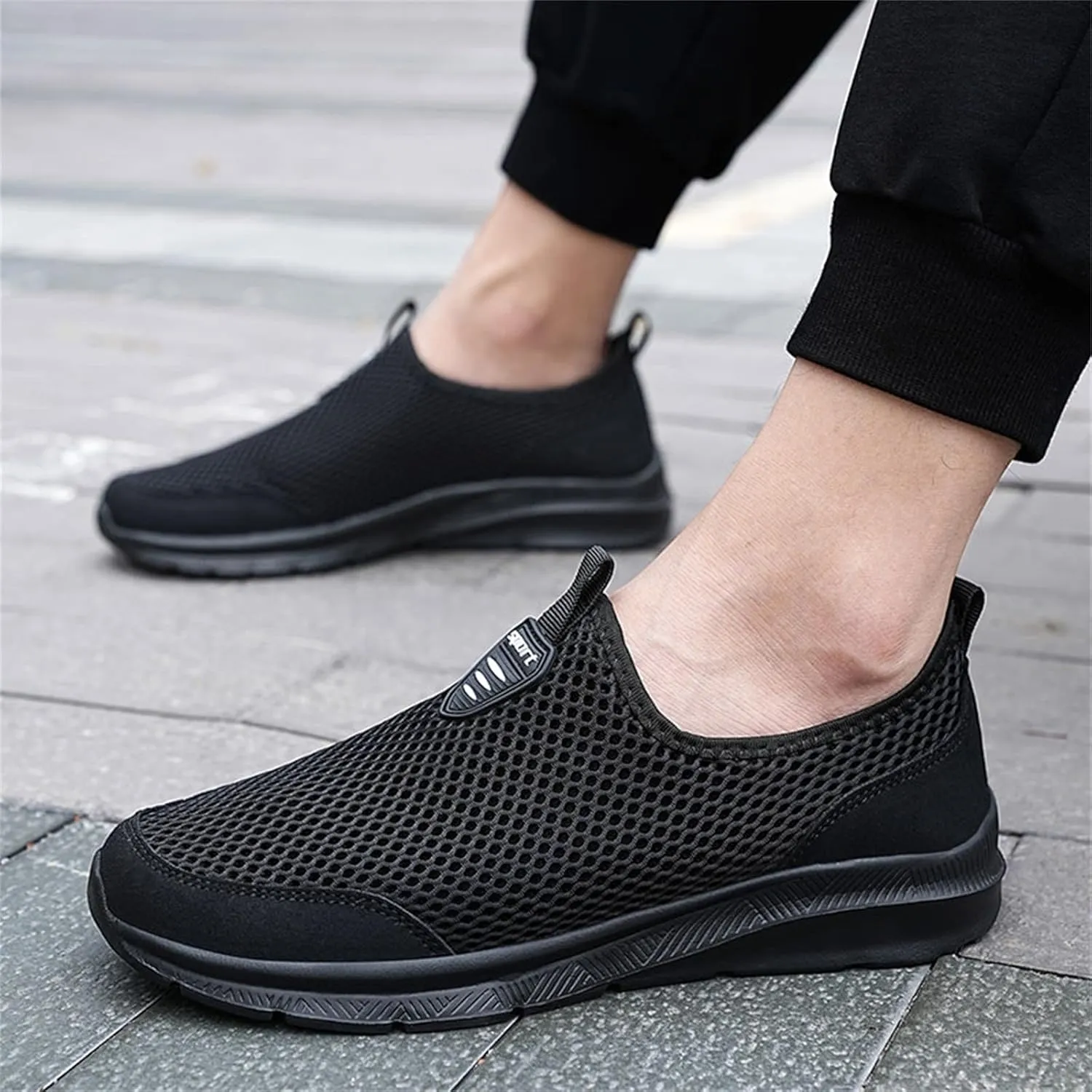 Slip On Shoes for Men - Casual Comfortable Athletic Tennis Walking Sneakers for Men with Memory Foam Mens Shoes