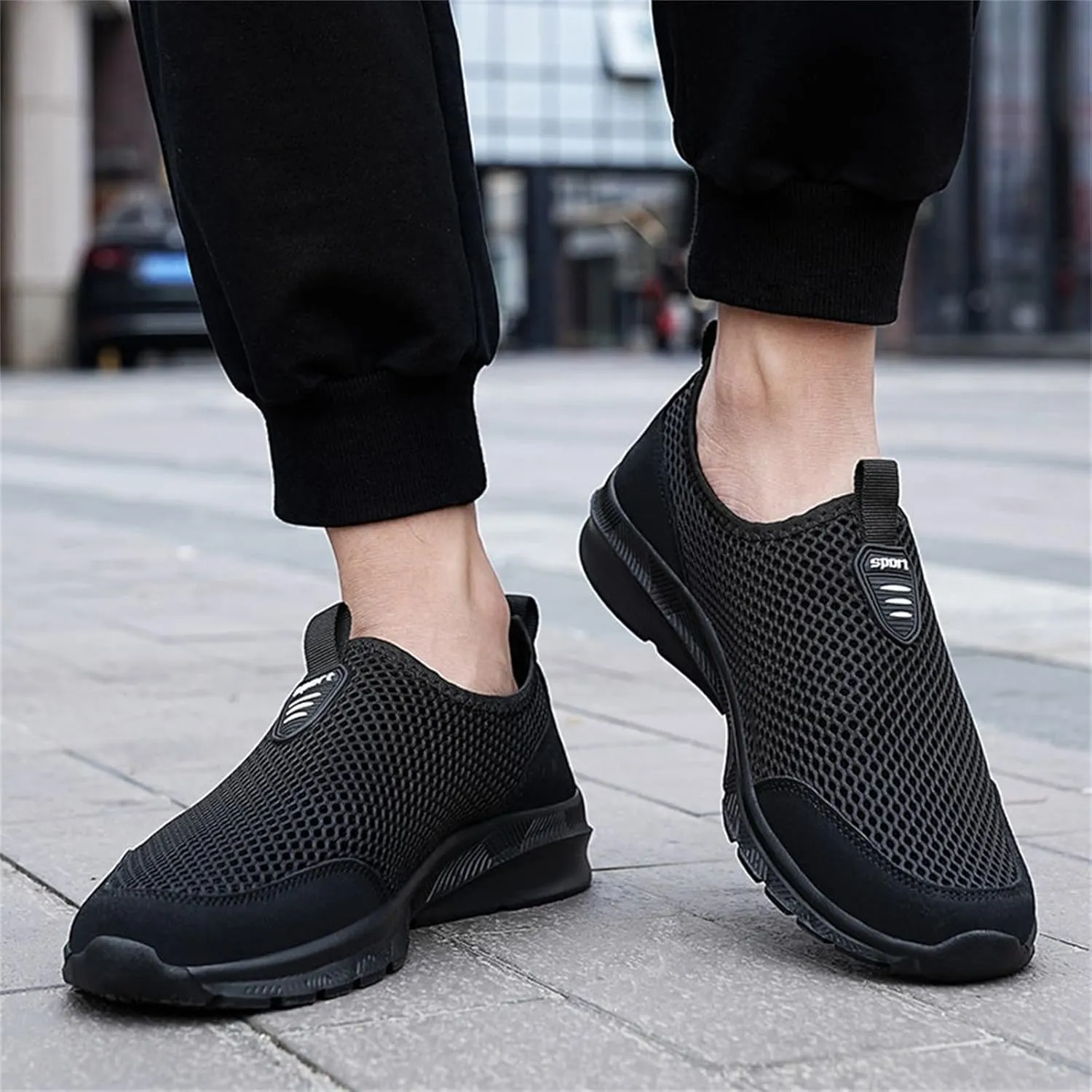 Slip On Shoes for Men - Casual Comfortable Athletic Tennis Walking Sneakers for Men with Memory Foam Mens Shoes