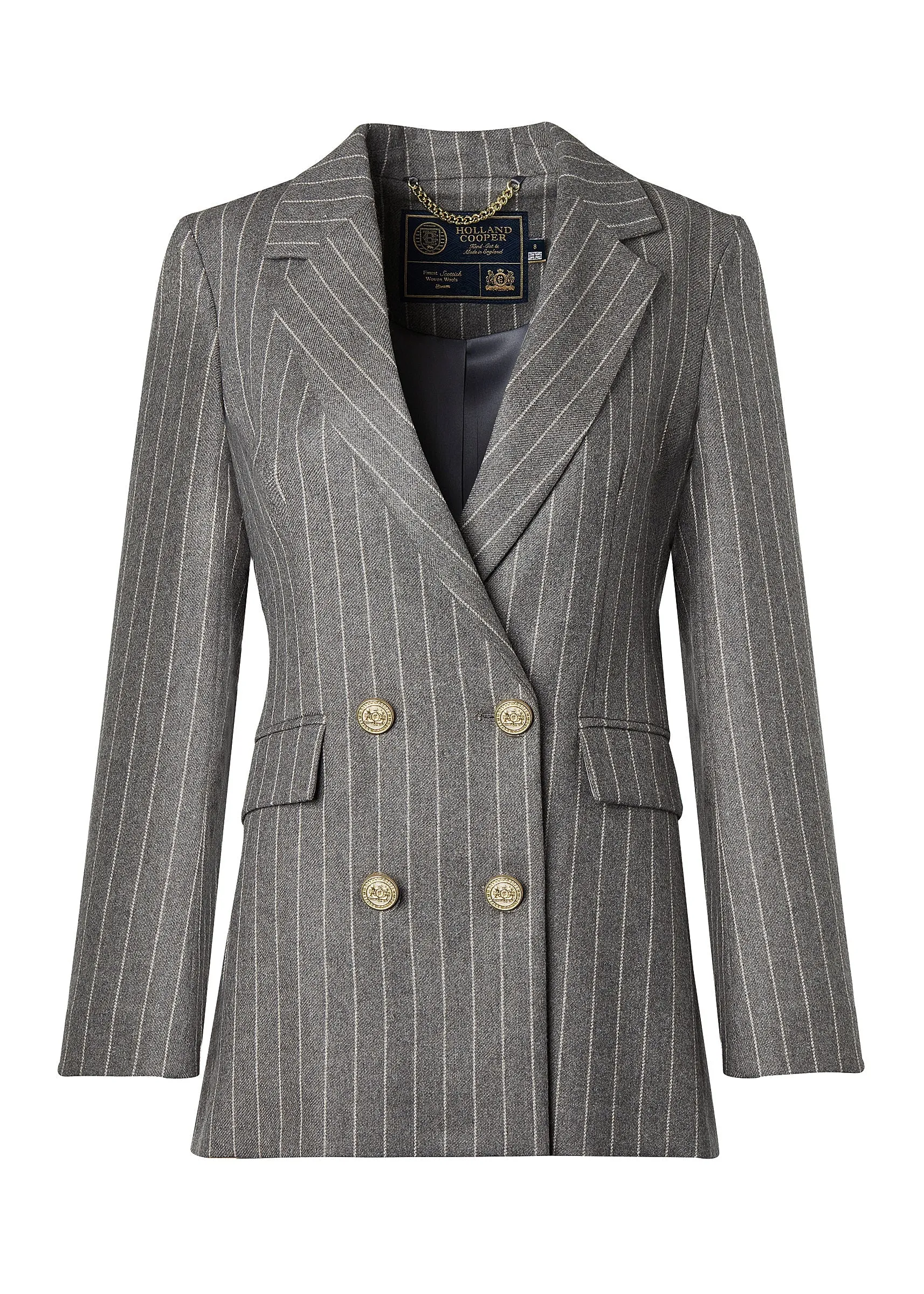The Soft Grey Pinstripe Suit