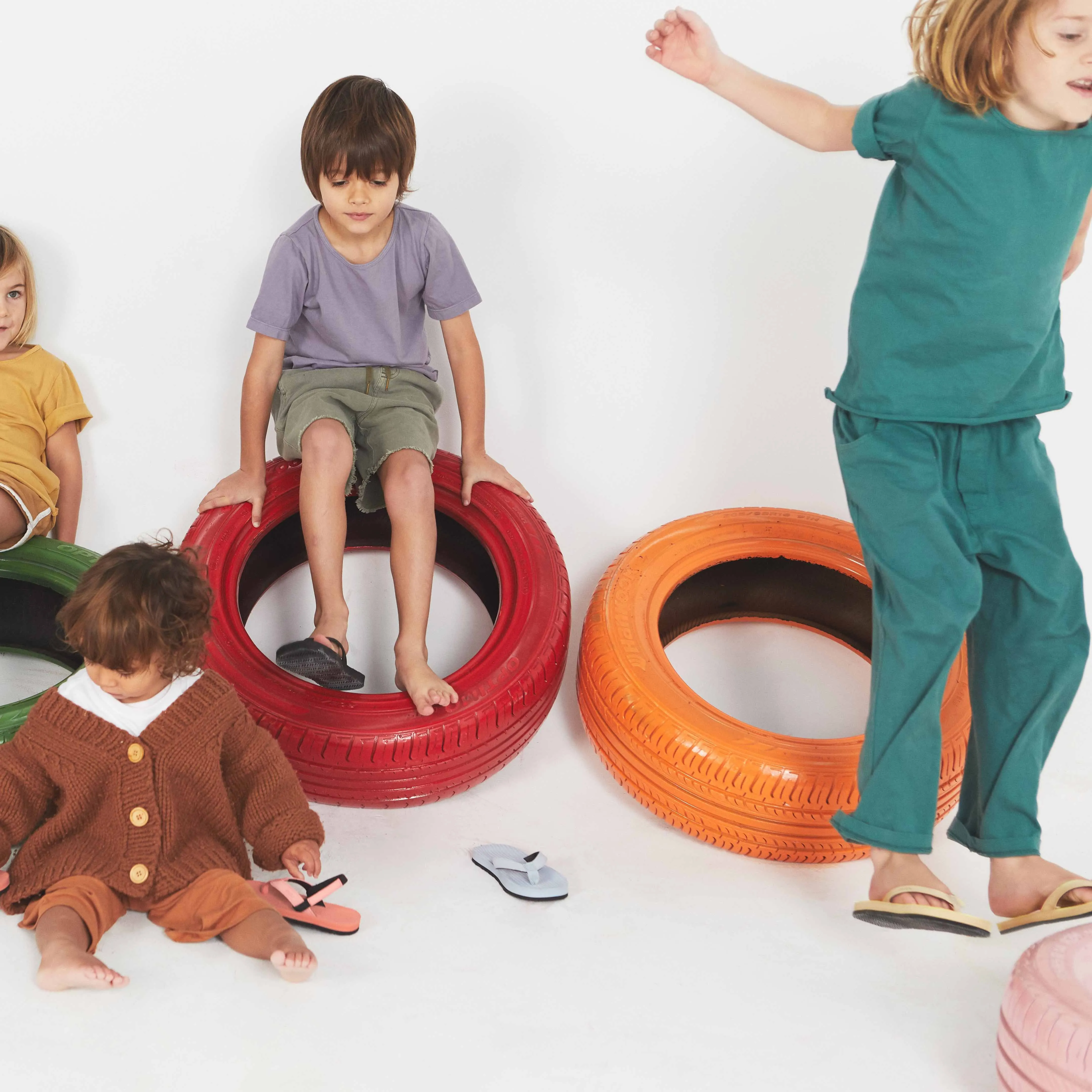 Toddler’s Flip Flops - Burgundy